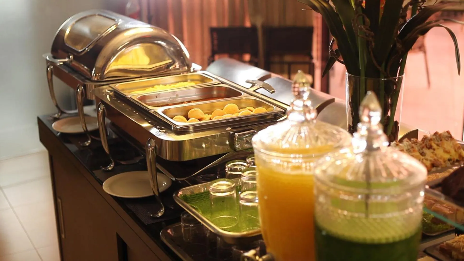 Communal kitchen in Hotel Horto