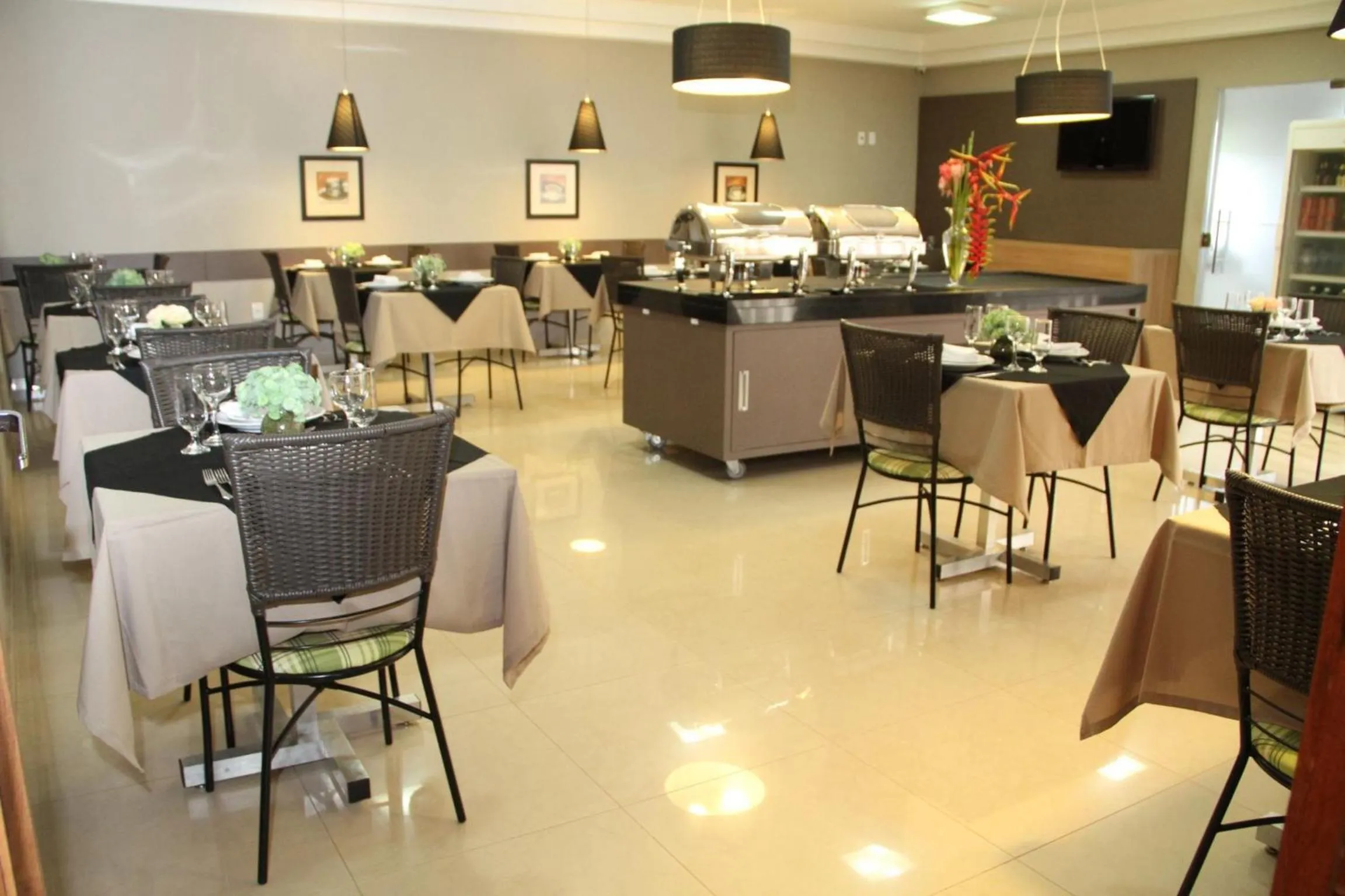 Communal kitchen in Hotel Horto