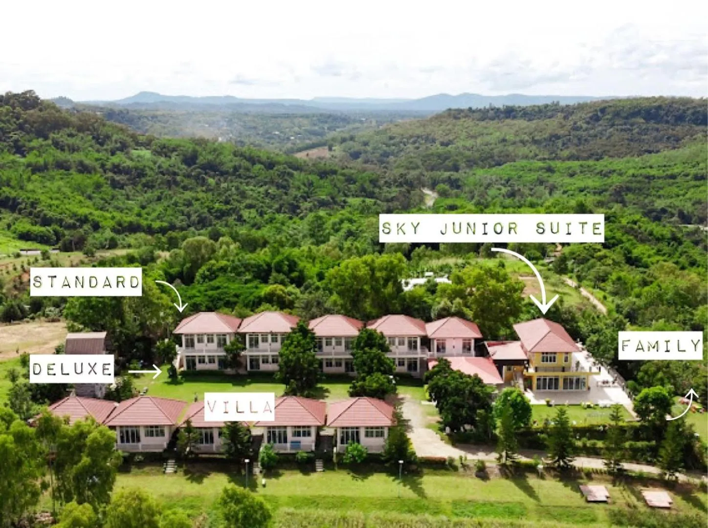 Floor plan in Phuyafahsai The Resort Khao Kho