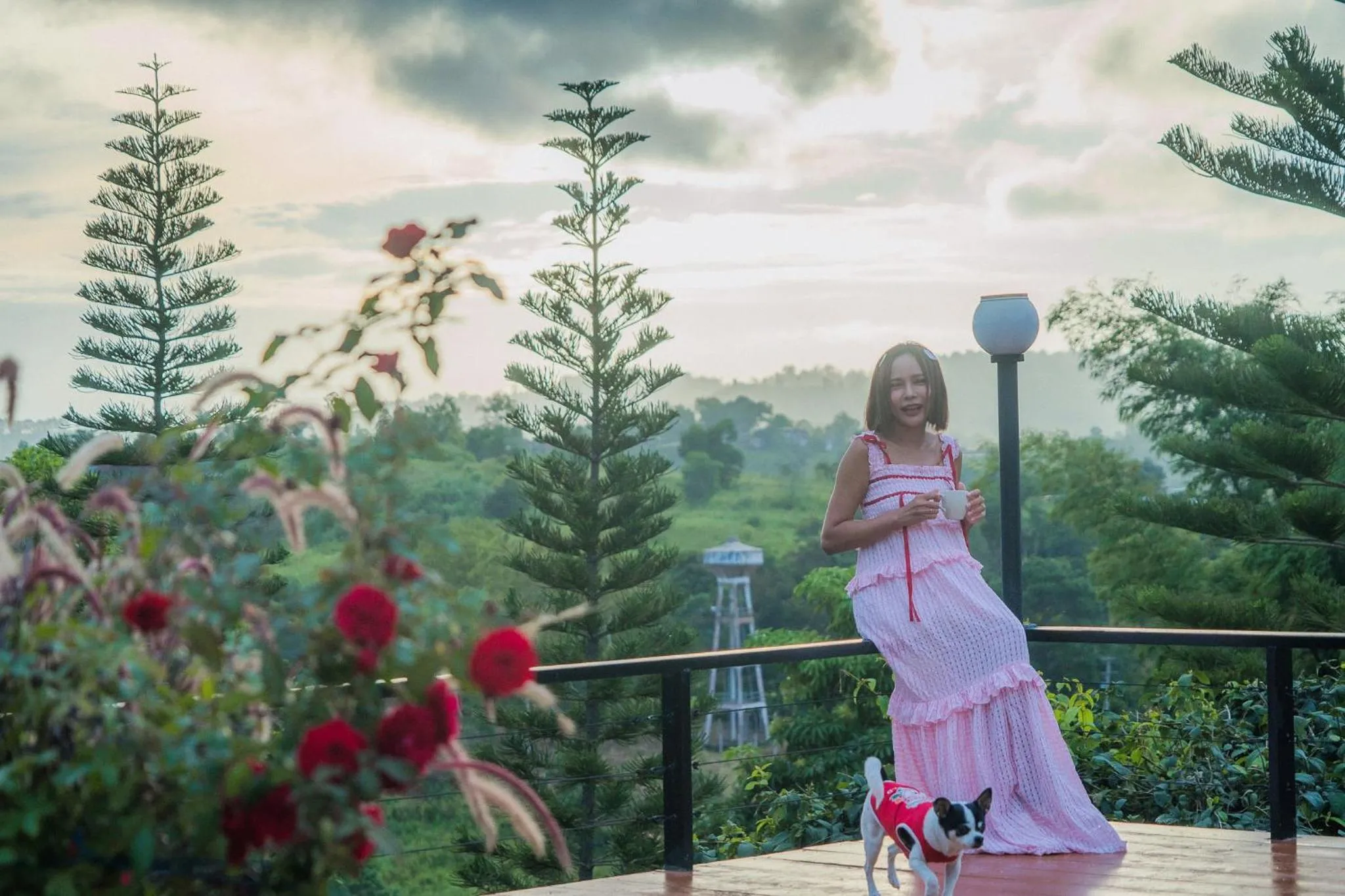Inner courtyard view in Phuyafahsai The Resort Khao Kho