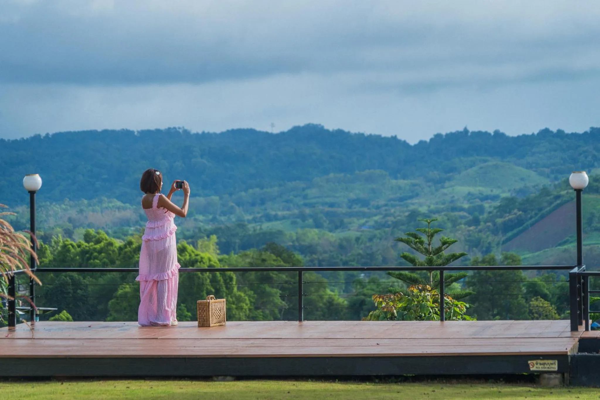Inner courtyard view in Phuyafahsai The Resort Khao Kho