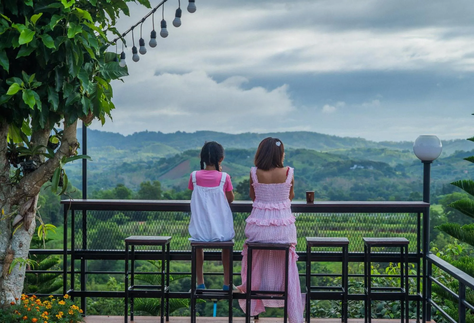 Inner courtyard view in Phuyafahsai The Resort Khao Kho