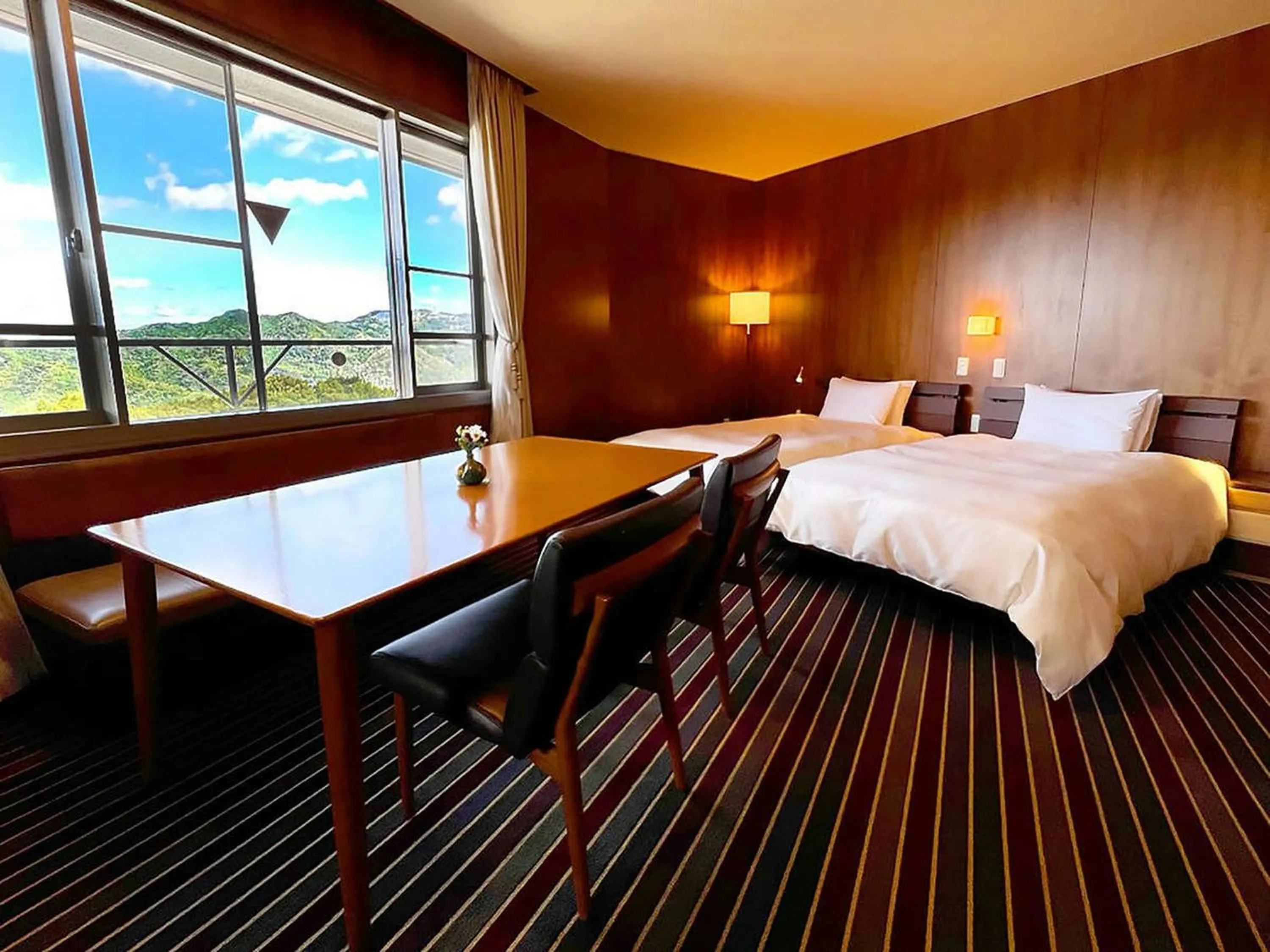 Bed in Ikoi no Mura Heritage Minoyama