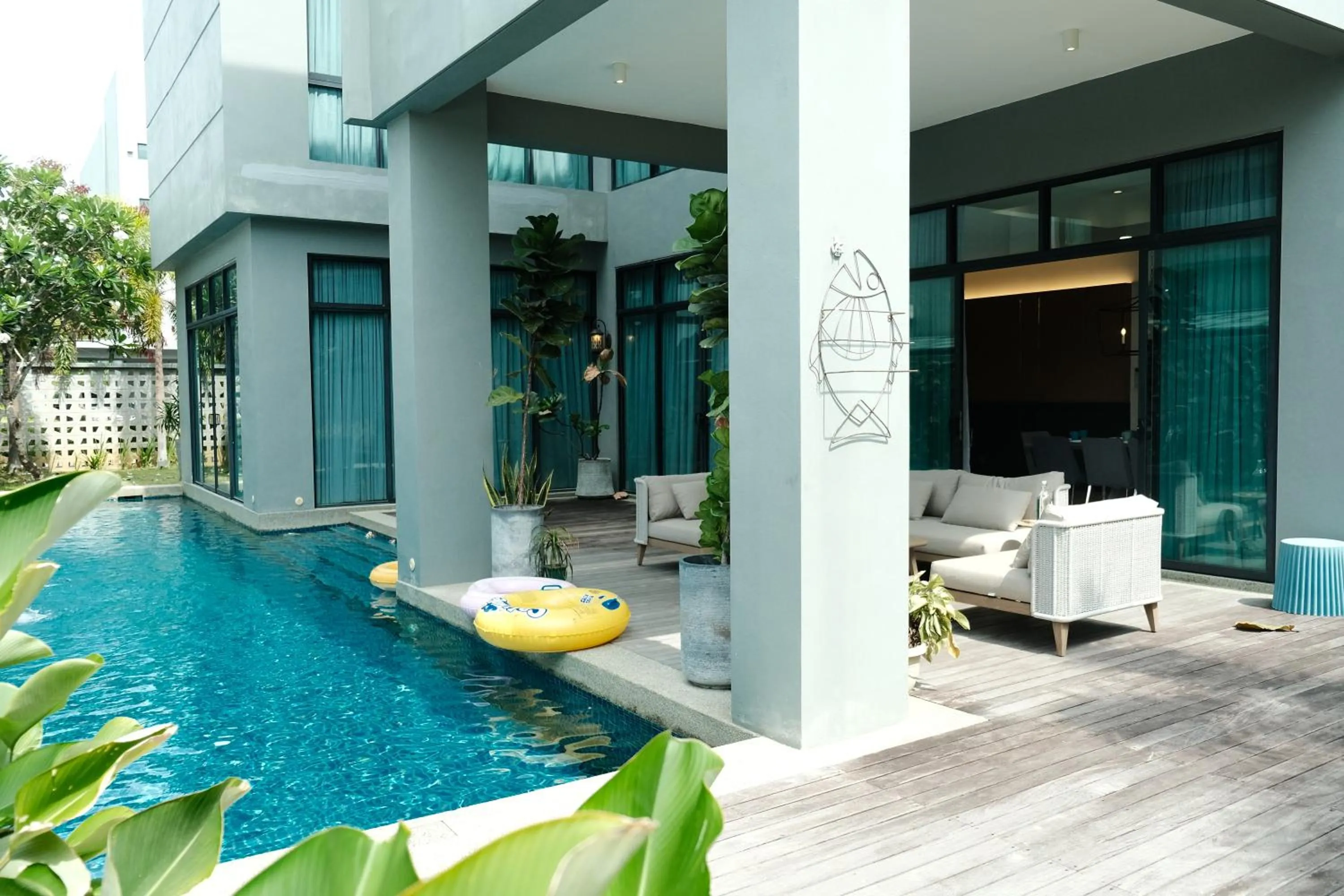 Patio in La Villa Langkawi - Private Pool