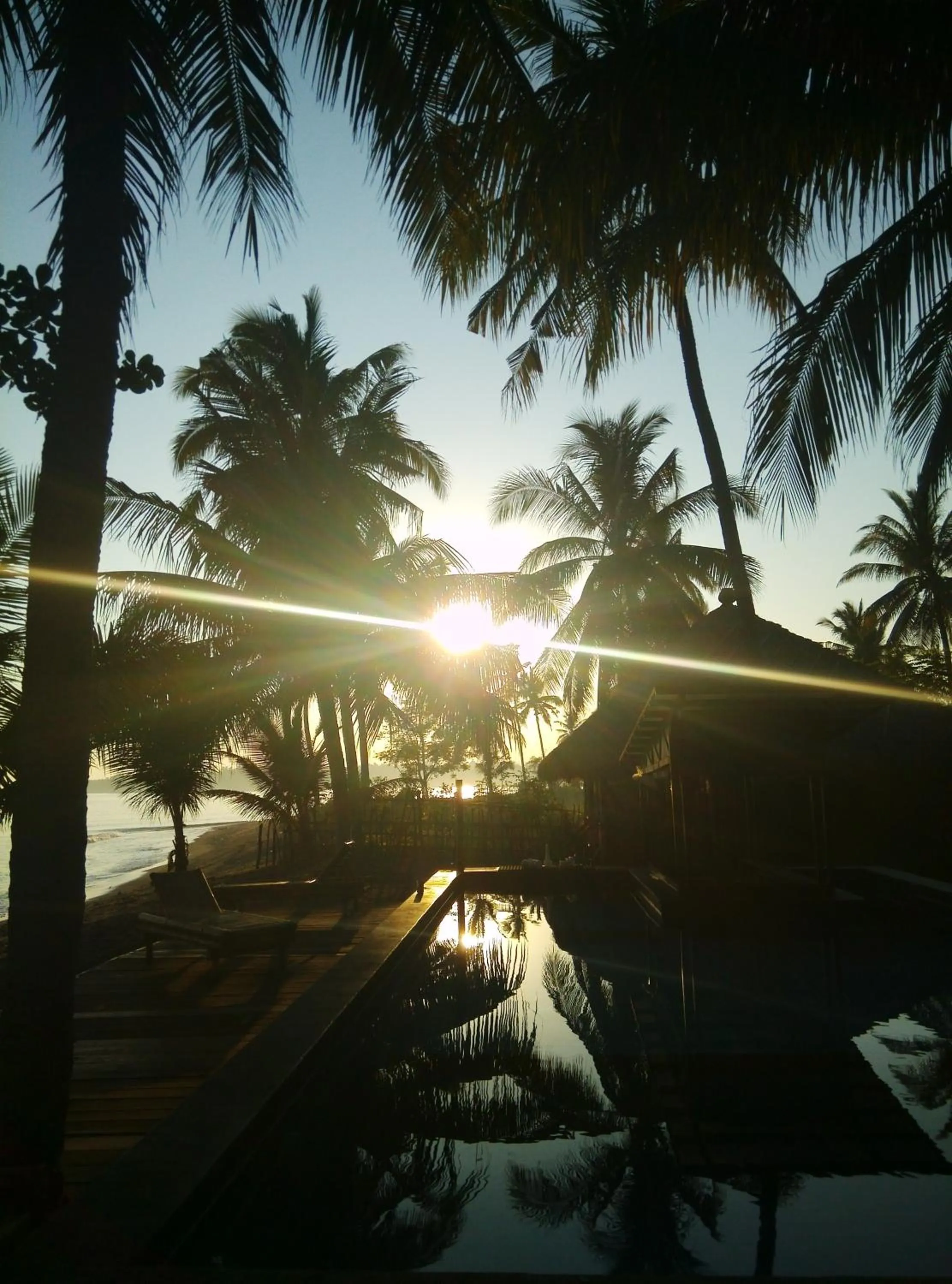 Sunset in Rinjani Beach Eco Resort