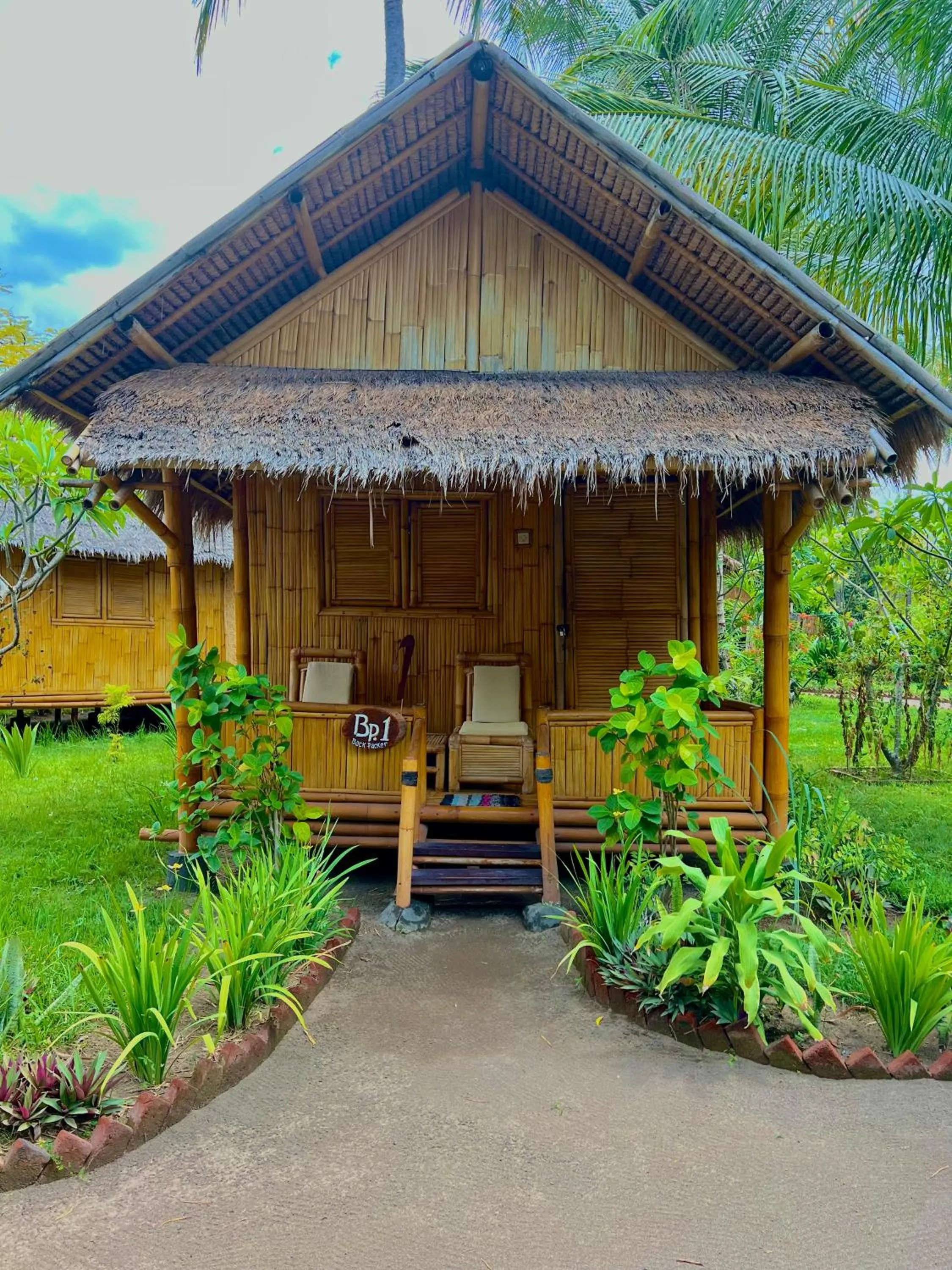 Patio in Rinjani Beach Eco Resort