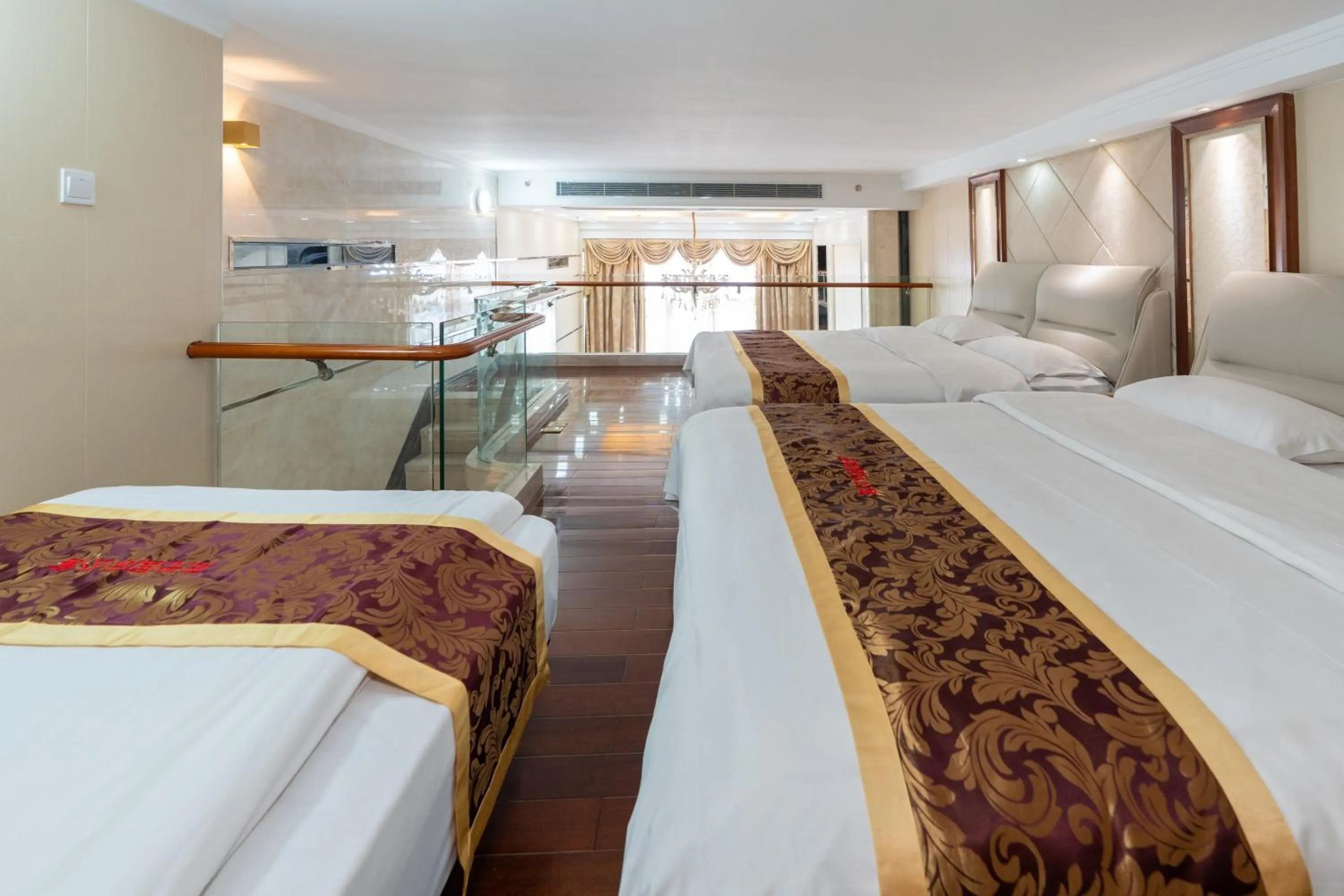 Bed in Louidon Mega Apartment Of Kam Rueng Plaza