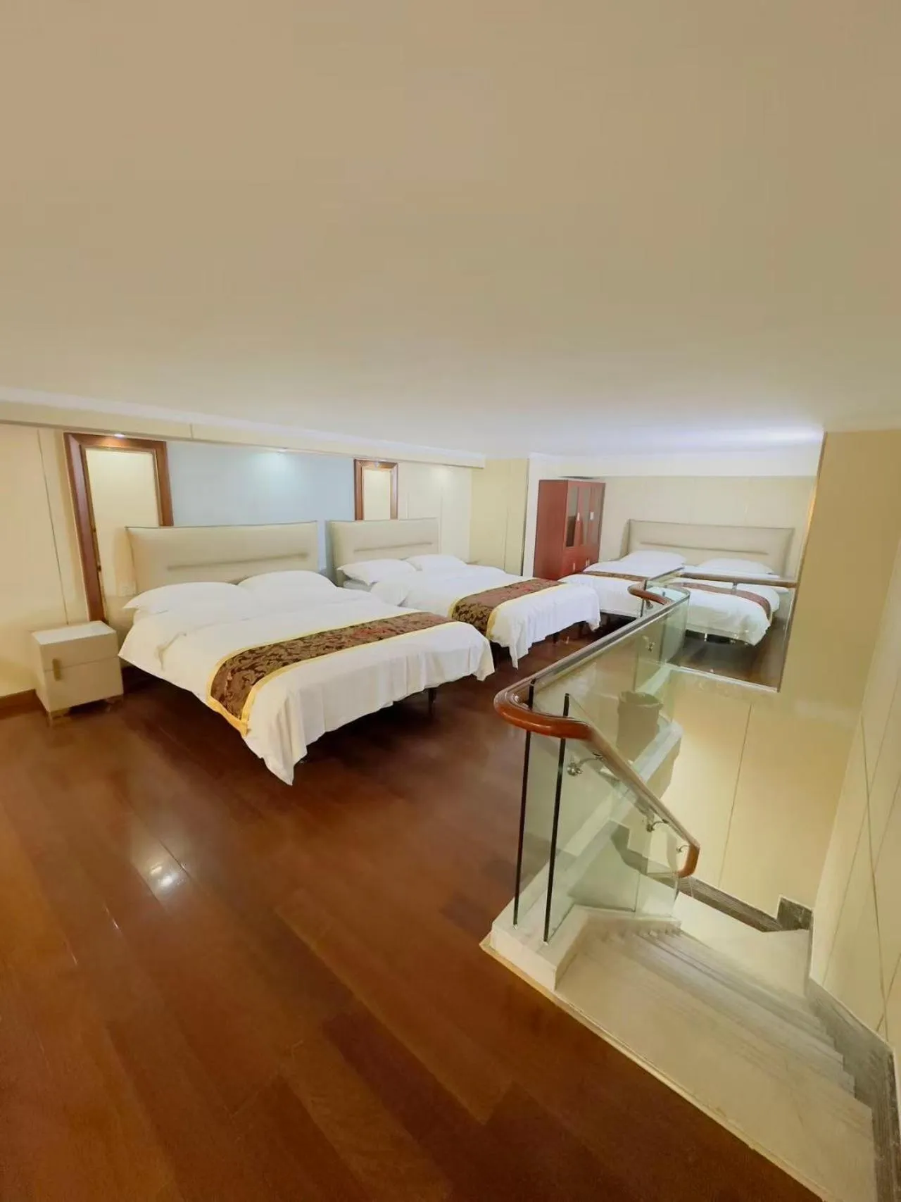 Bed in Louidon Mega Apartment Of Kam Rueng Plaza