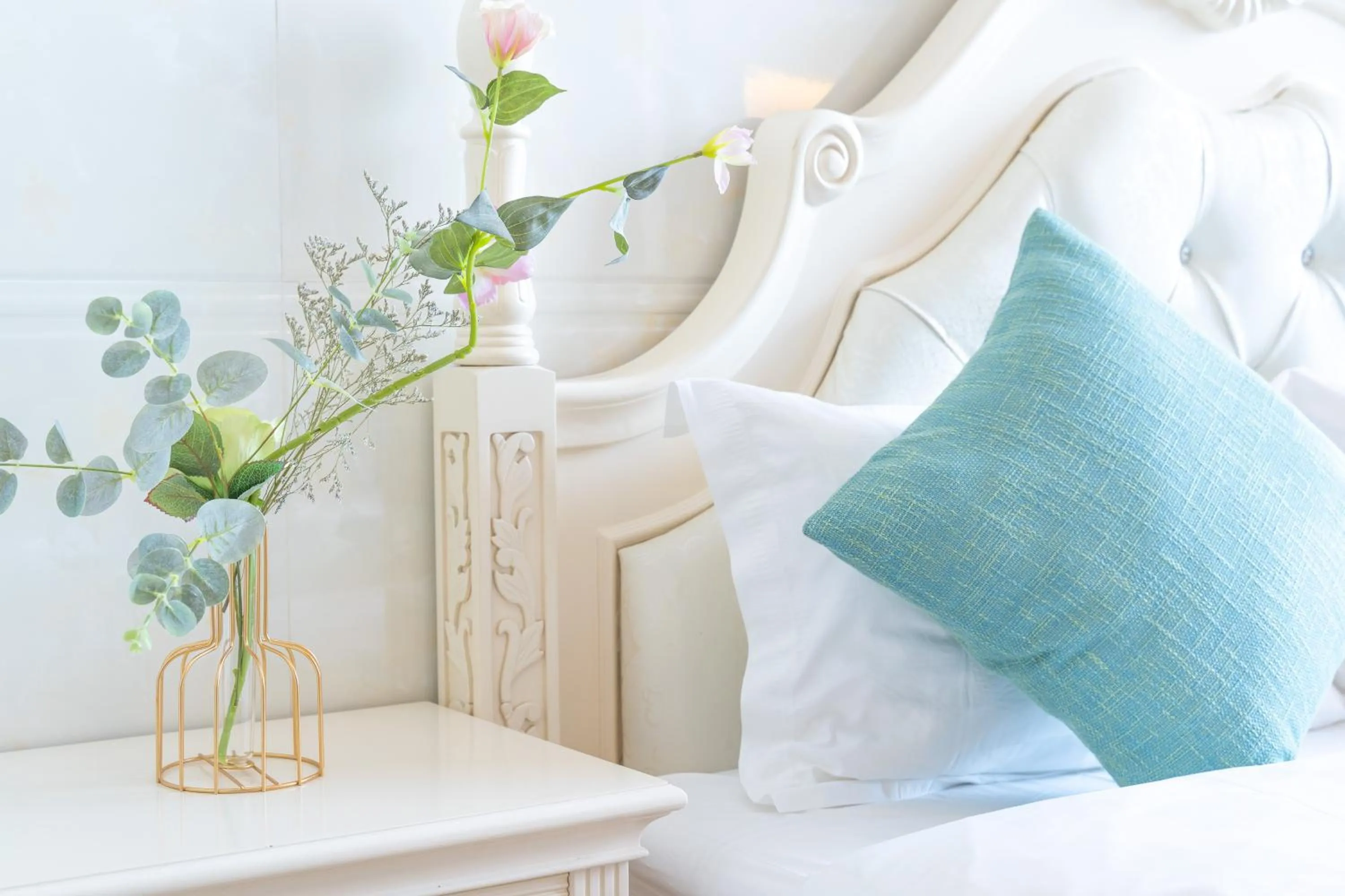 Bed in Louidon Mega Apartment Of Kam Rueng Plaza - Sunshine Apartment