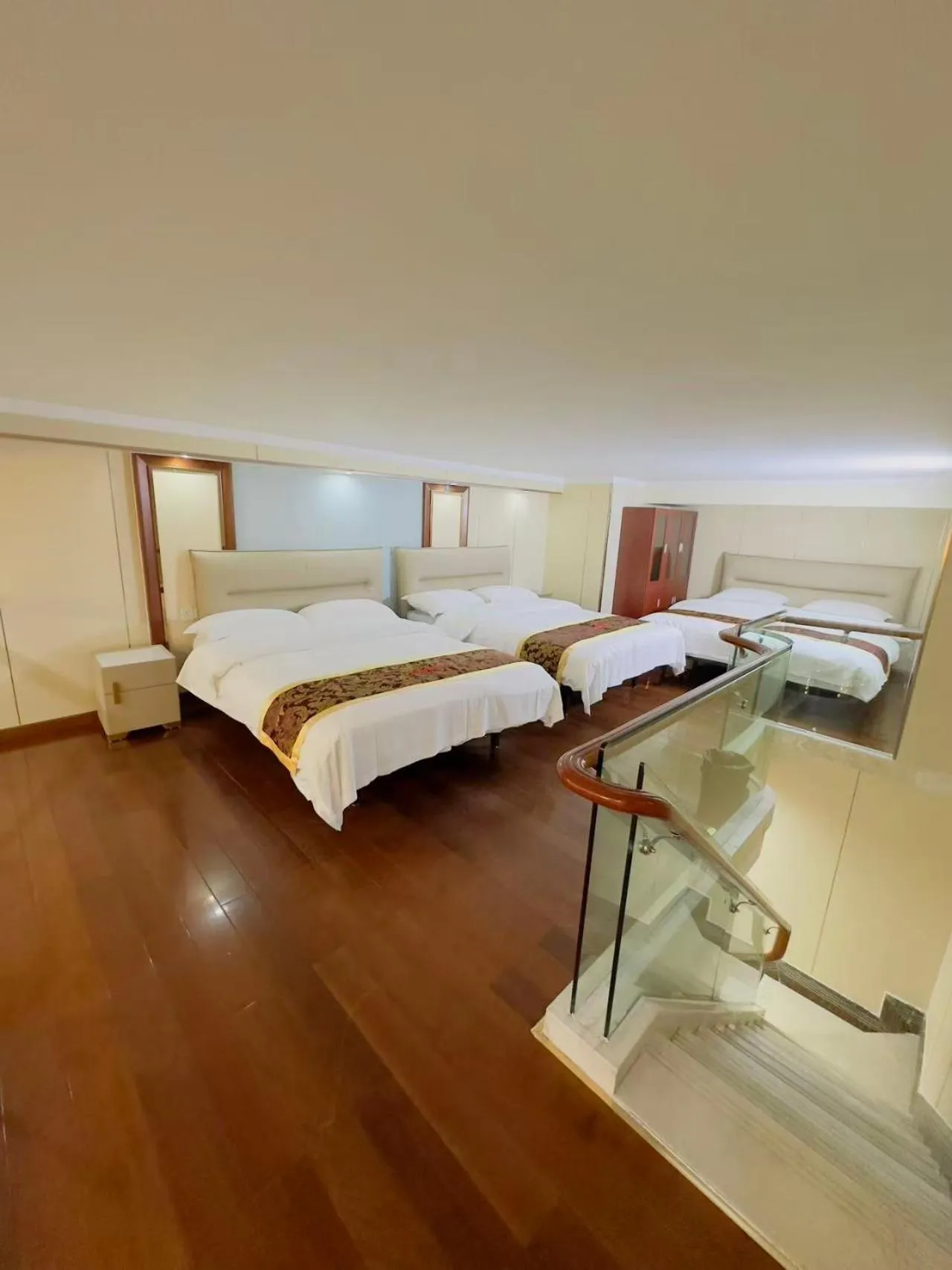 Bed in Louidon Mega Apartment Of Kam Rueng Plaza