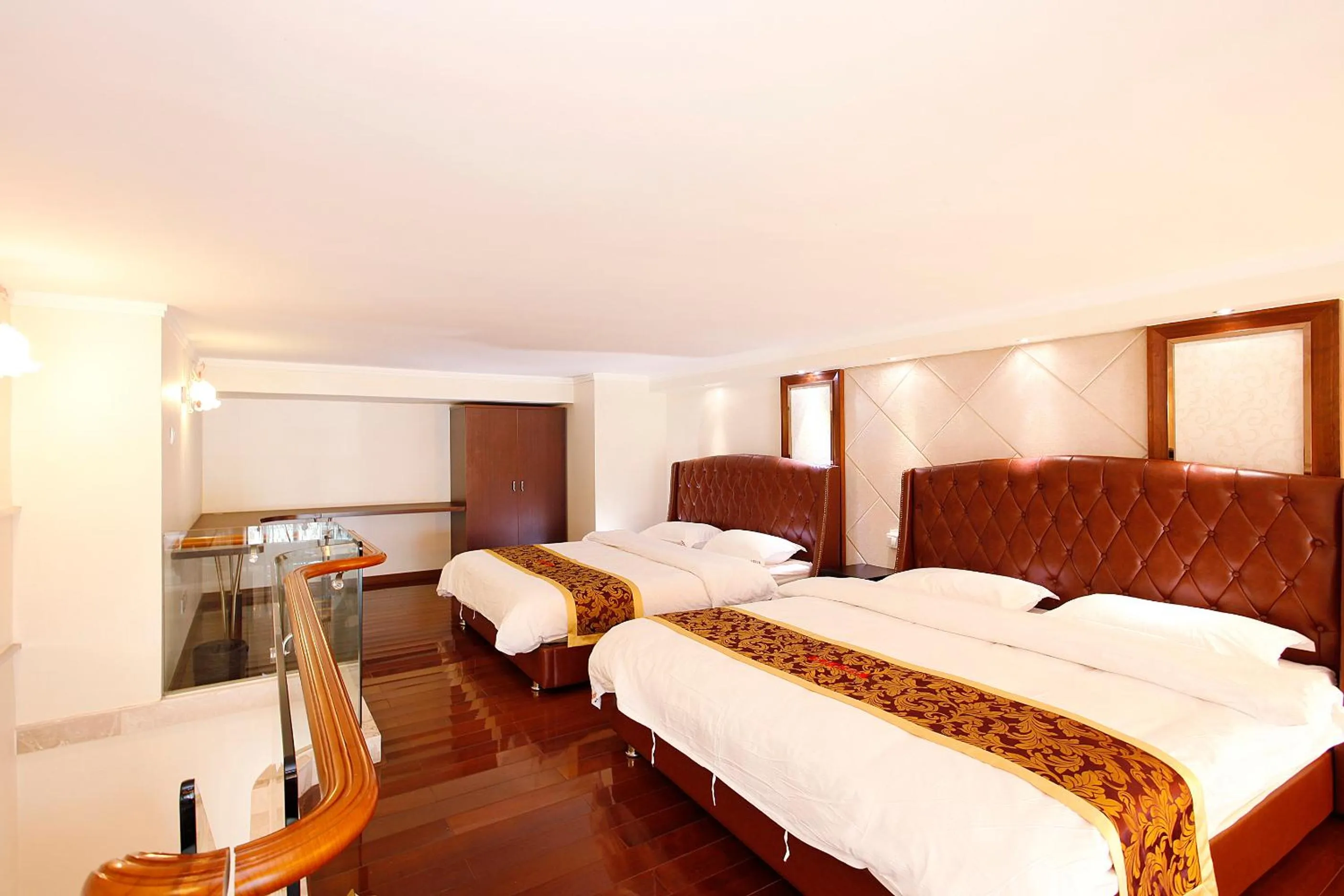 Bedroom, Bed in Louidon Mega Apartment Of Kam Rueng Plaza - Sunshine Apartment