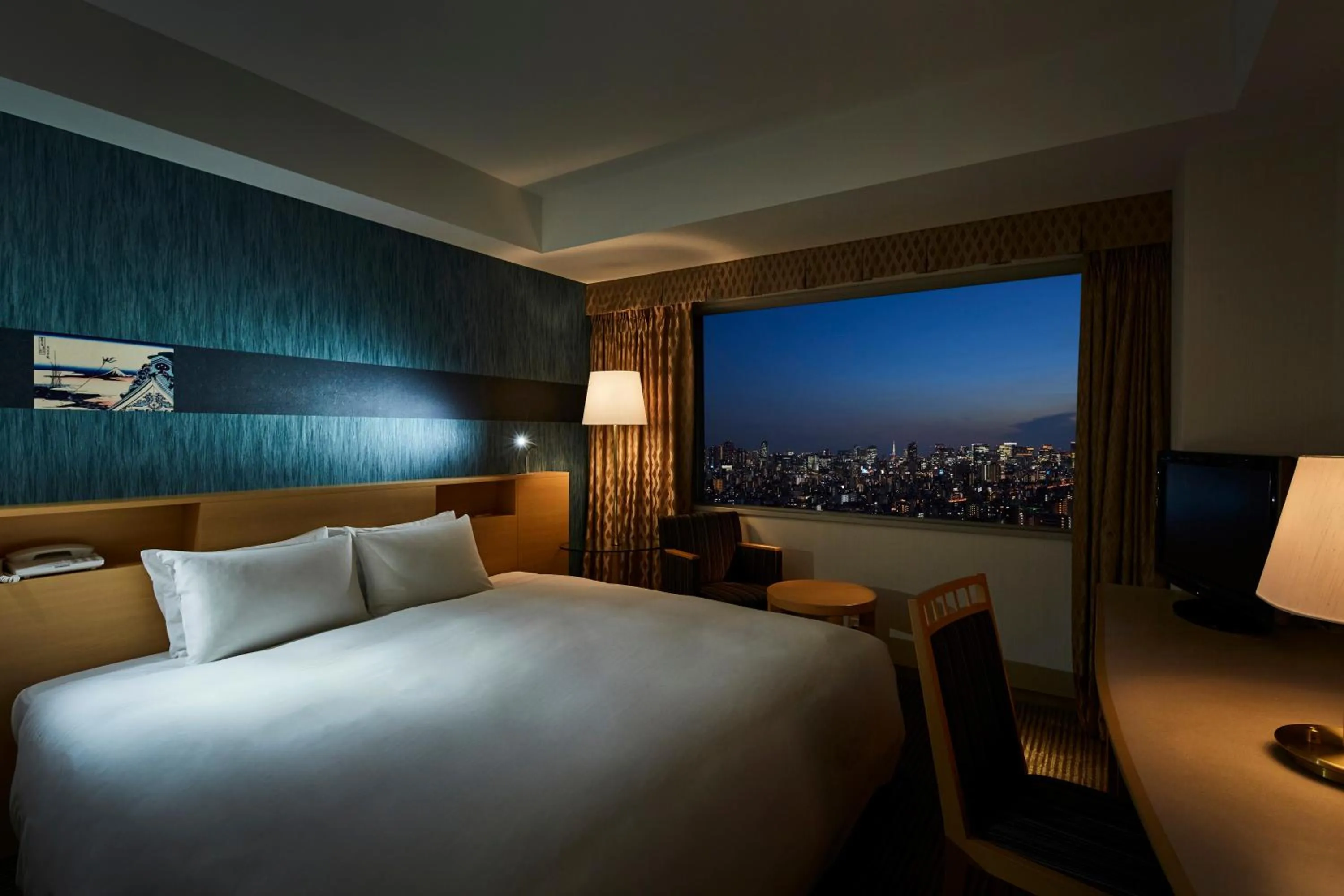 Night, Bed in Tobu Hotel Levant Tokyo