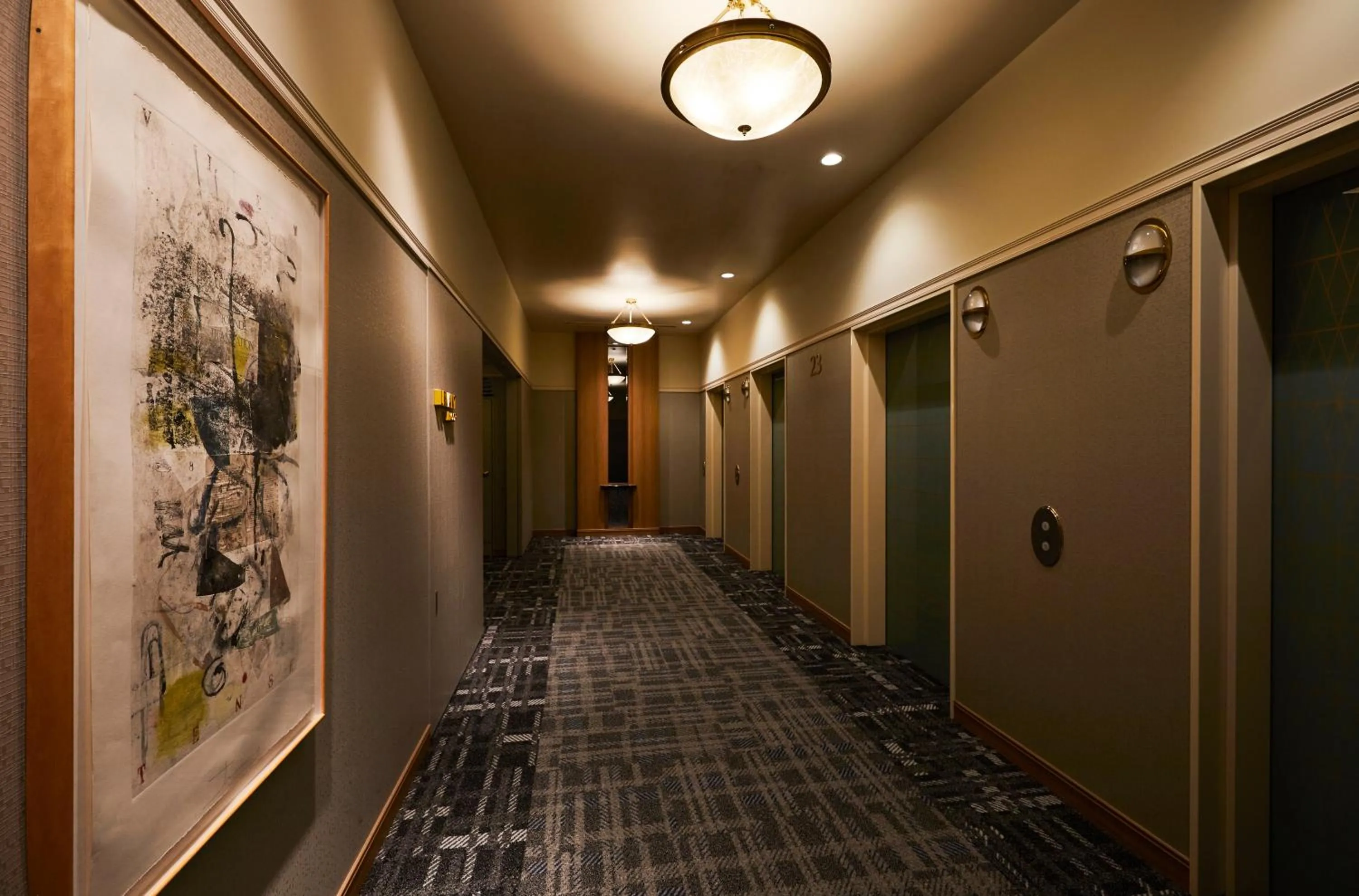 Decorative detail in Tobu Hotel Levant Tokyo