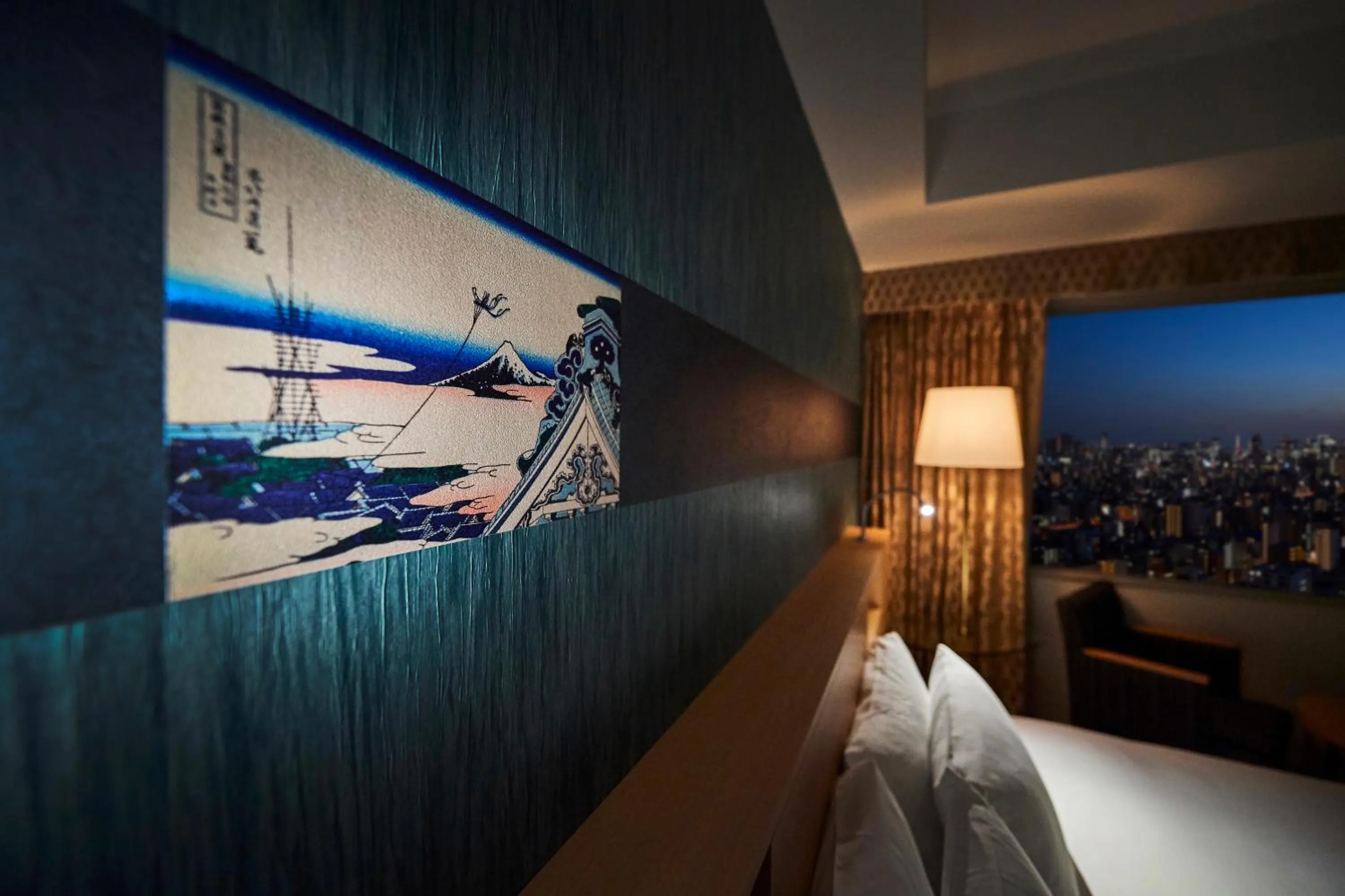 Night, Bed in Tobu Hotel Levant Tokyo