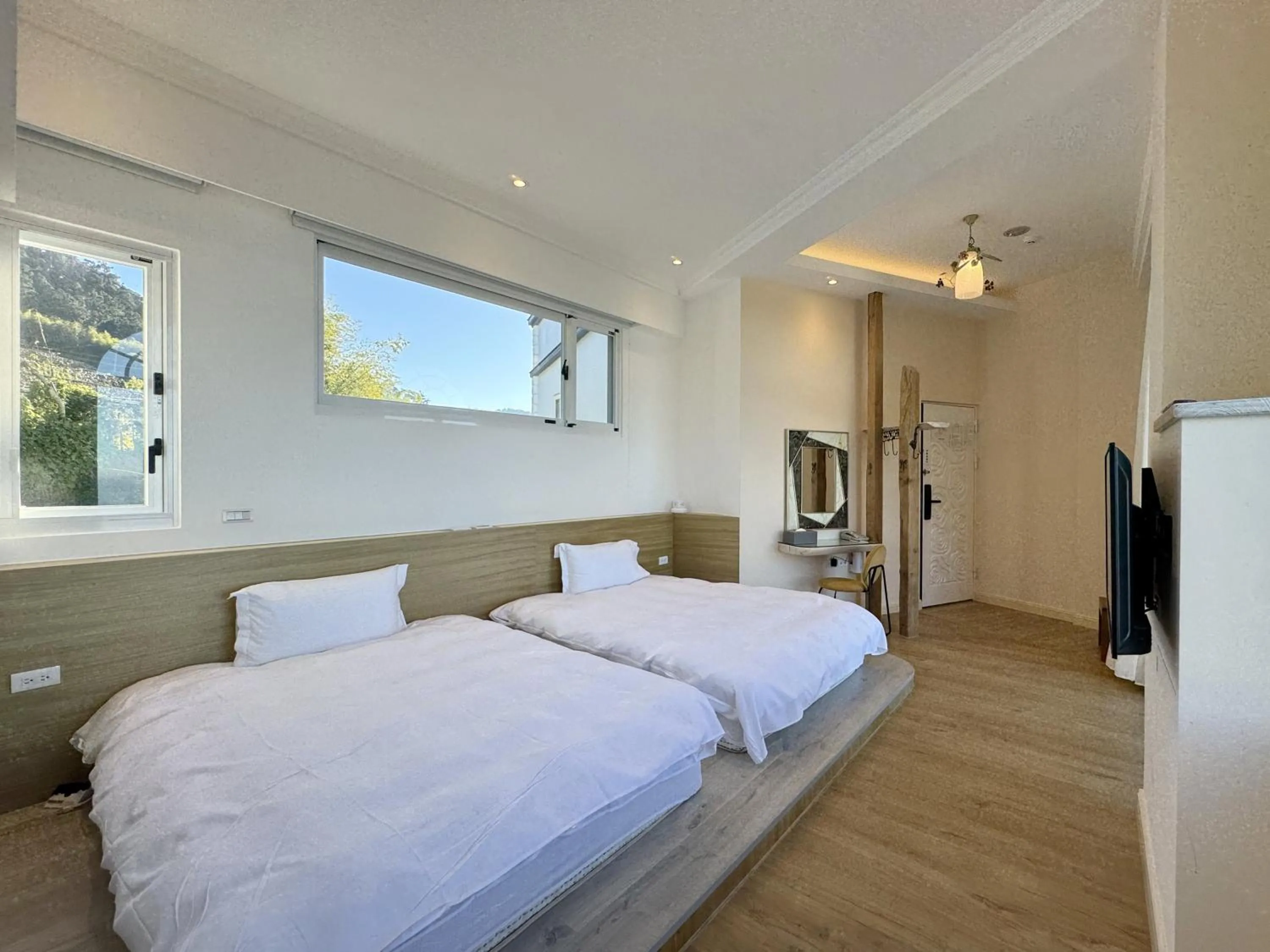 Bed in Alishan B&B YunMinGi