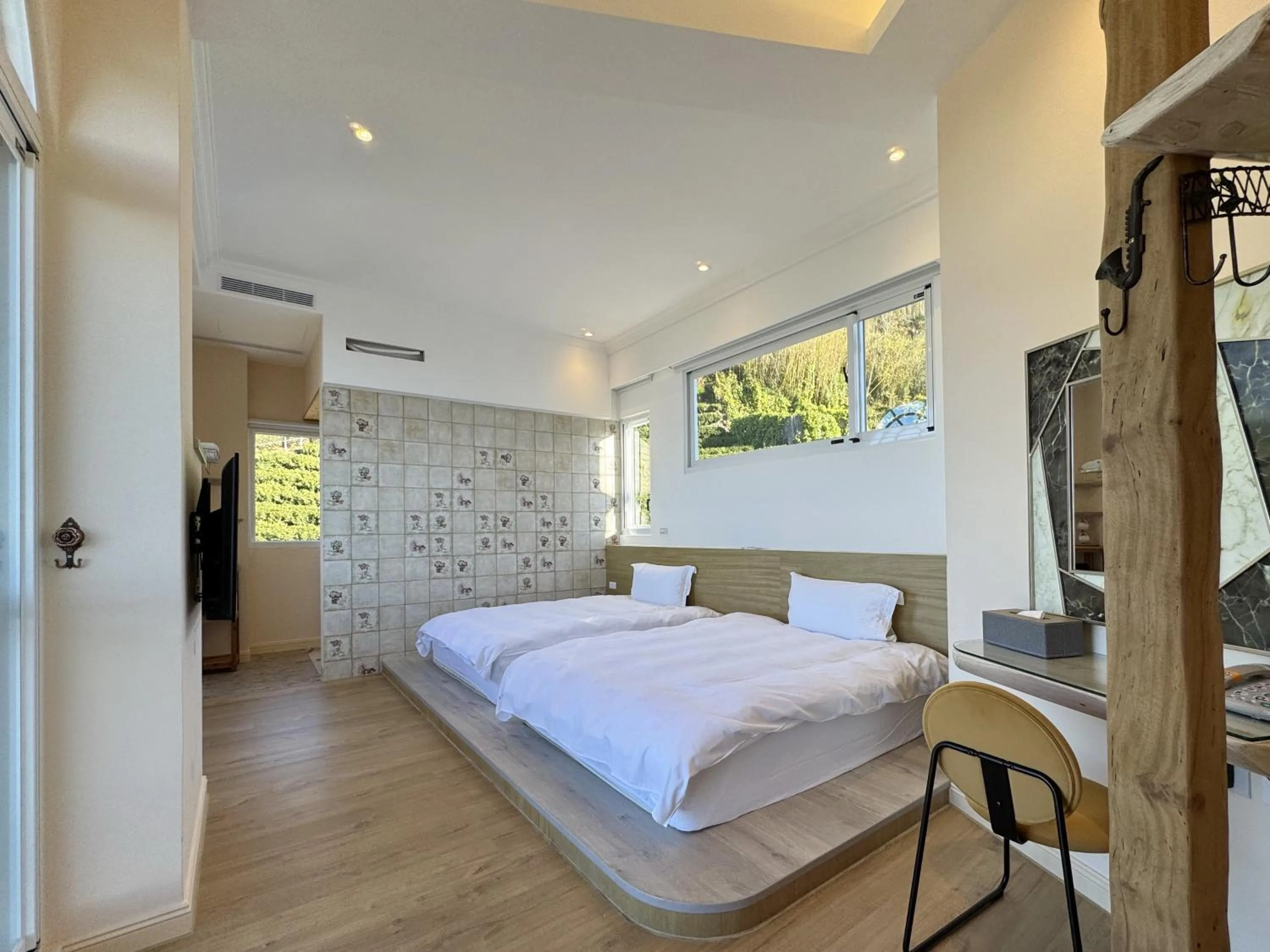 Bed in Alishan B&B YunMinGi