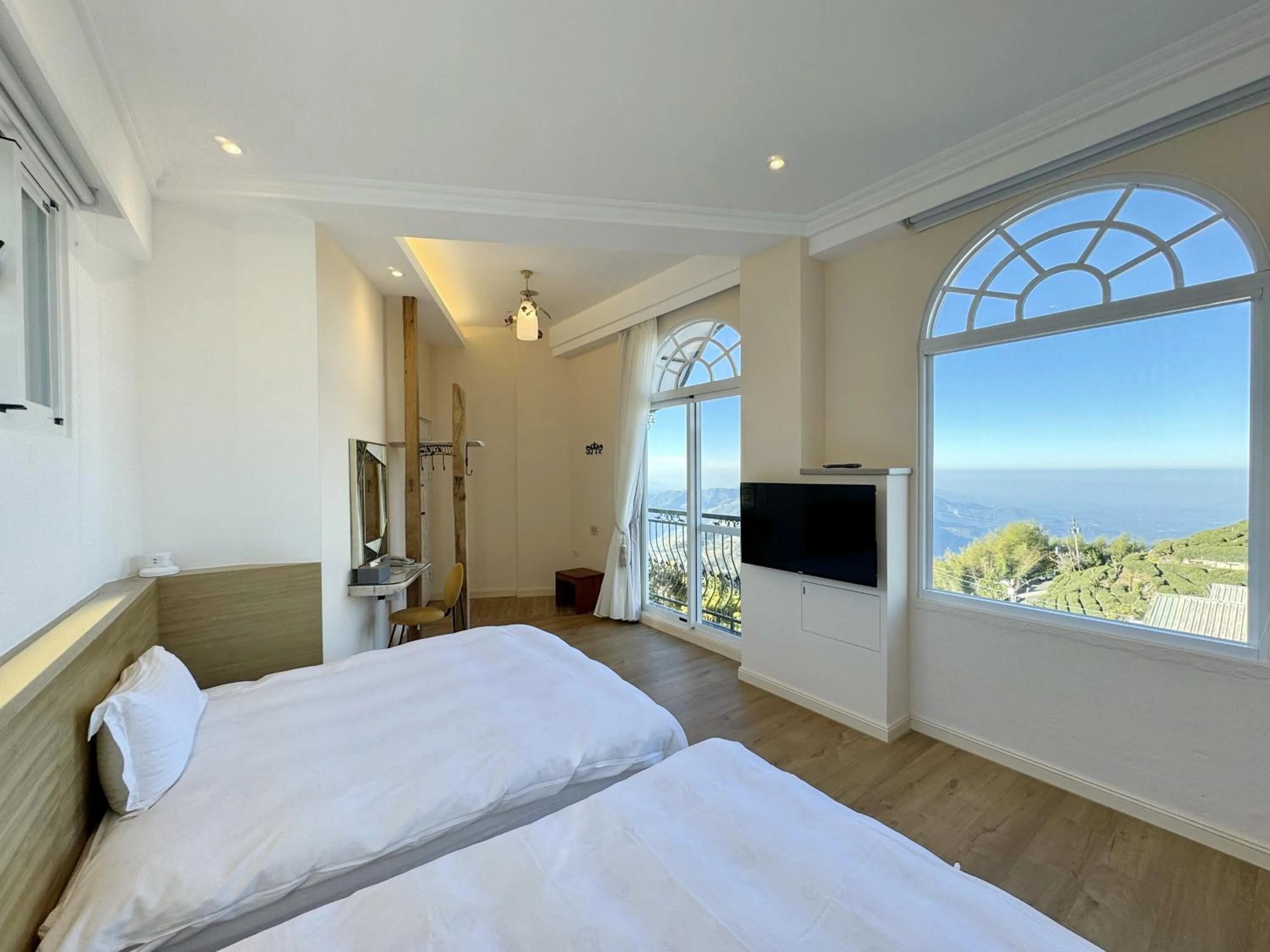 Bed in Alishan B&B YunMinGi