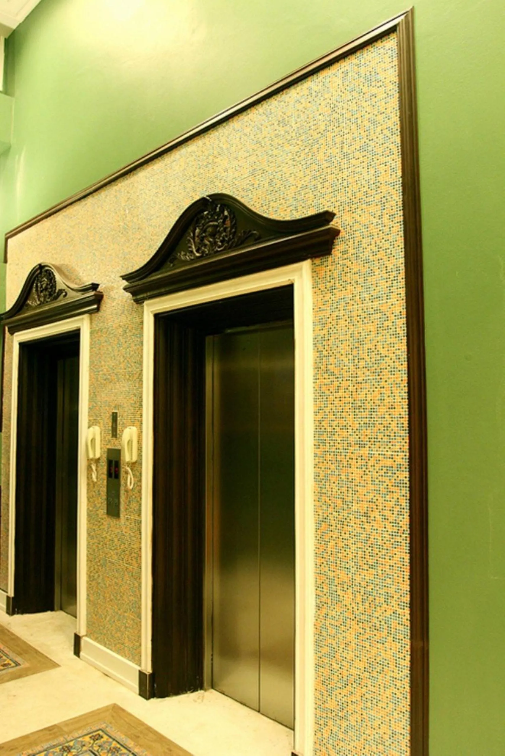 Decorative detail in Chour Palace Hotel