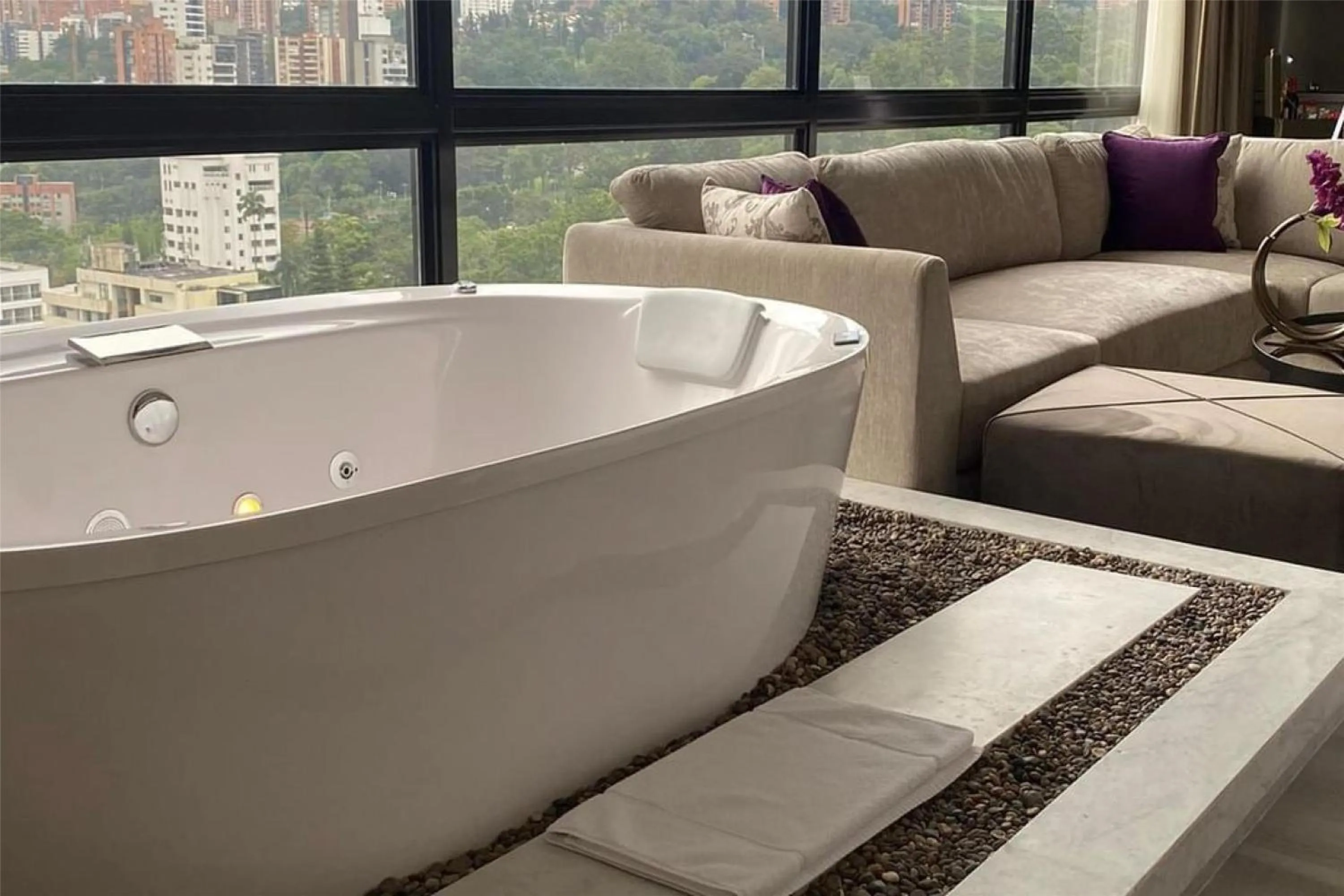 Bathroom in York Medellin, Curio Collection by Hilton