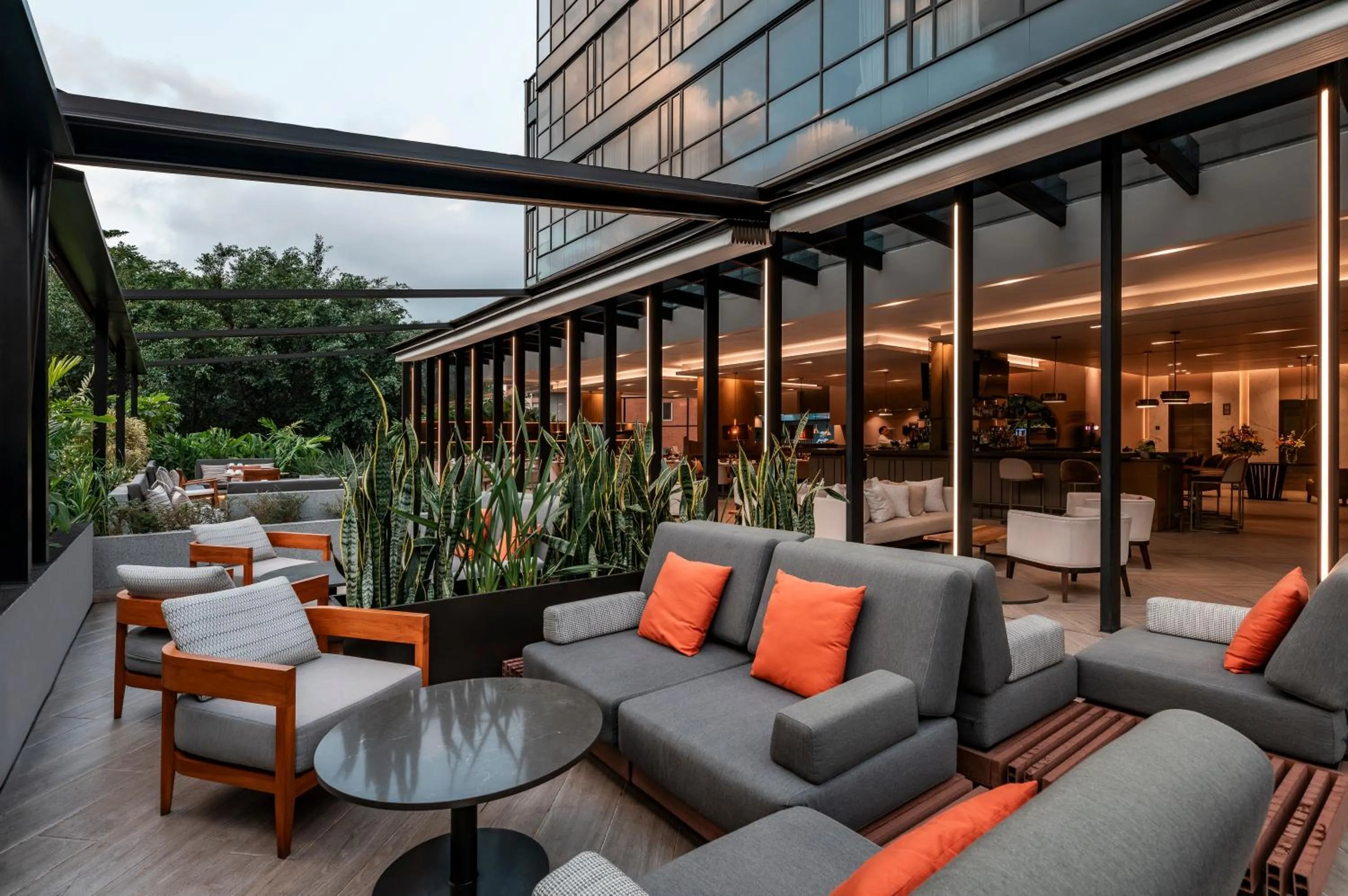 Balcony/Terrace in Hotel York Luxury Suites Medellin by Preferred