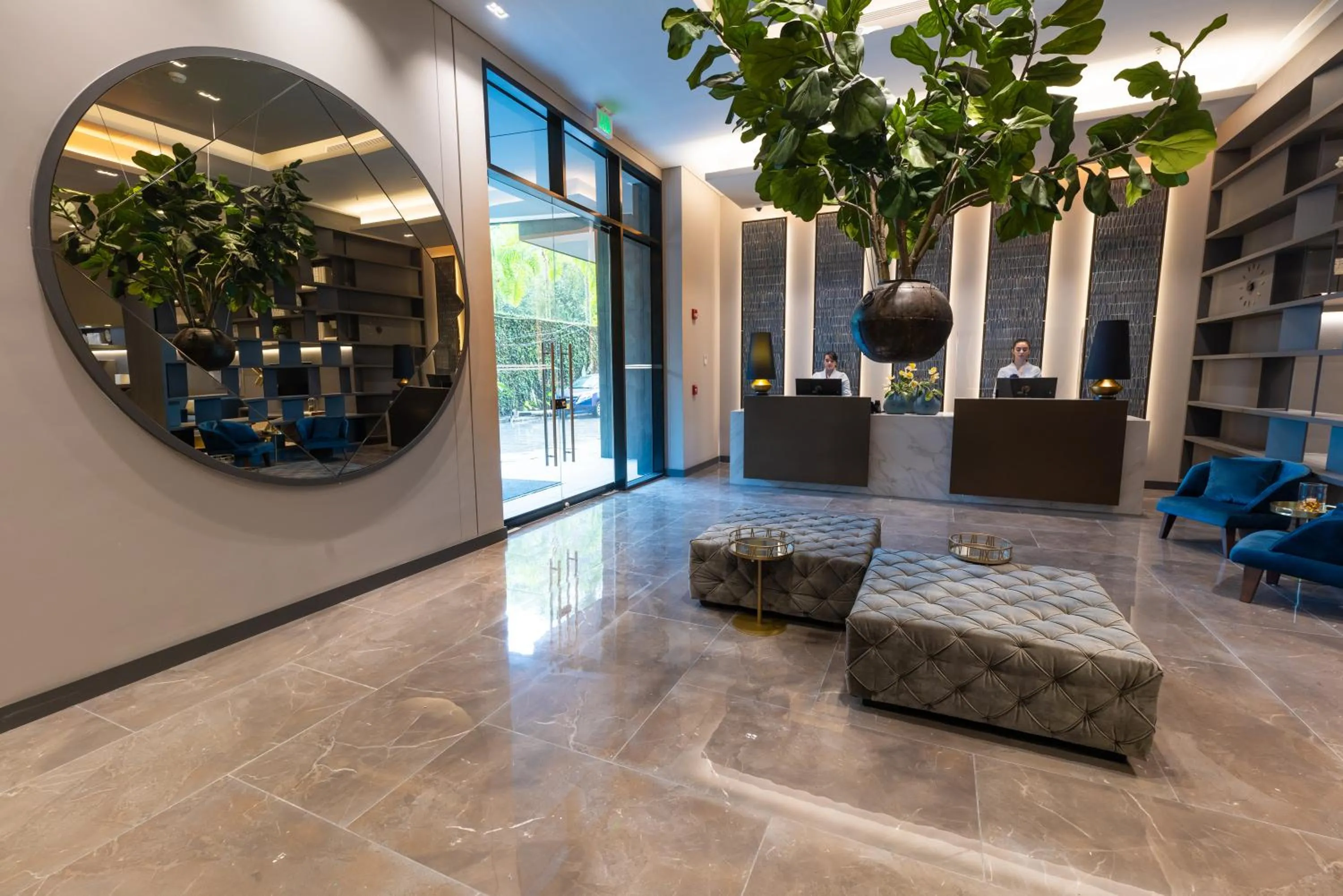 Lobby or reception in Hotel York Luxury Suites Medellin by Preferred