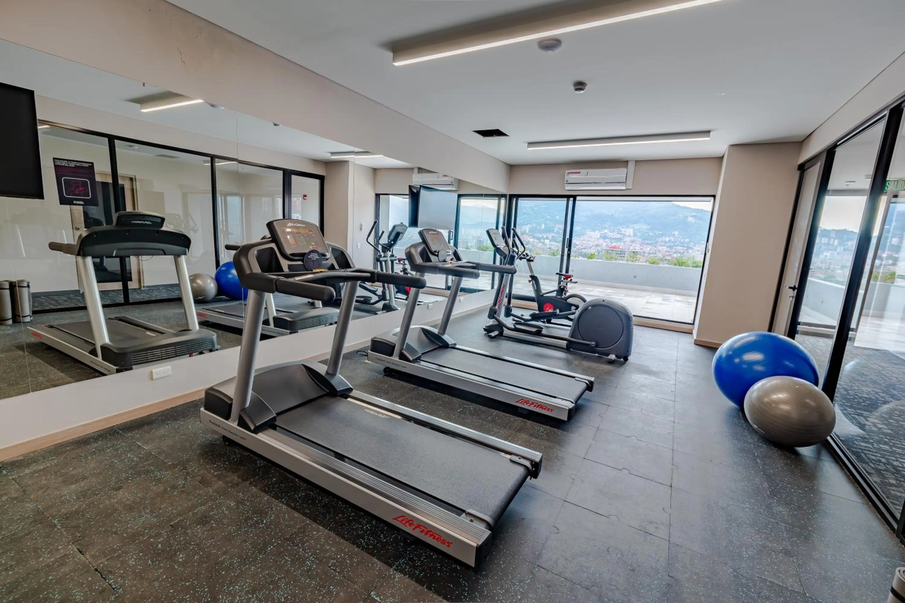 Fitness centre/facilities in Hotel York Luxury Suites Medellin by Preferred