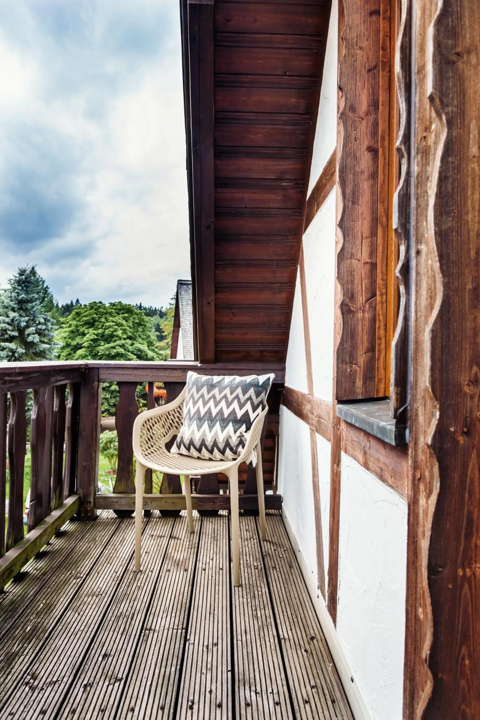 Balcony/Terrace in Waldhotel Kreuztanne