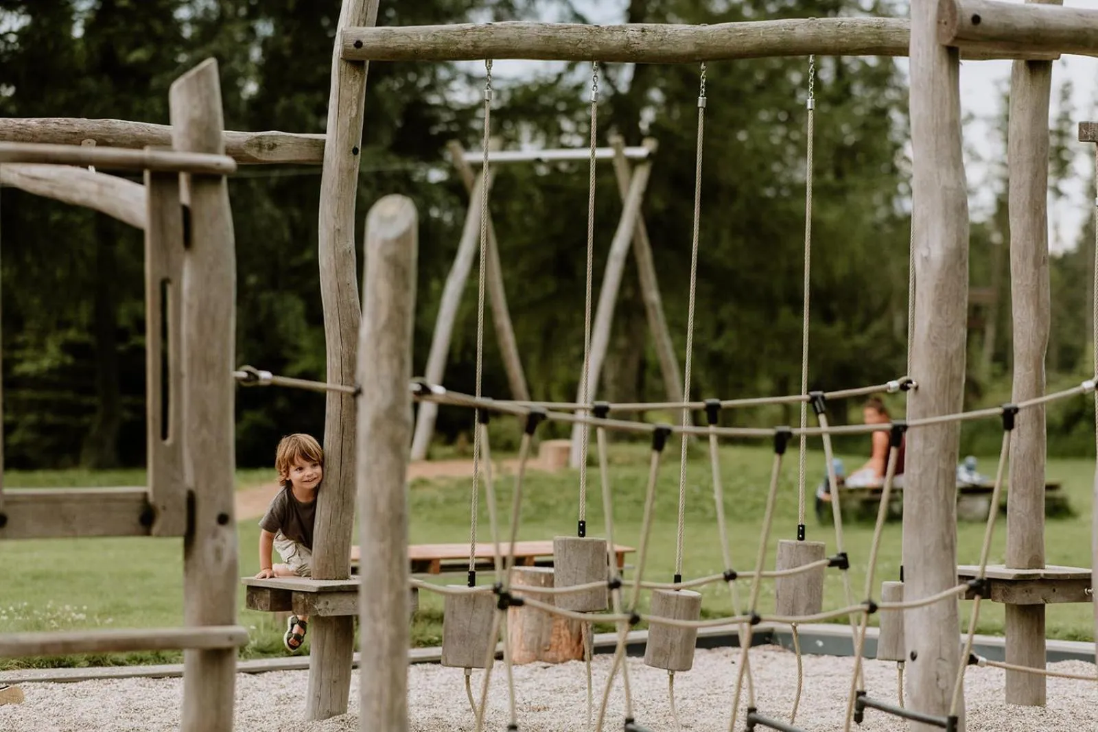 Children play ground in Waldhotel Kreuztanne