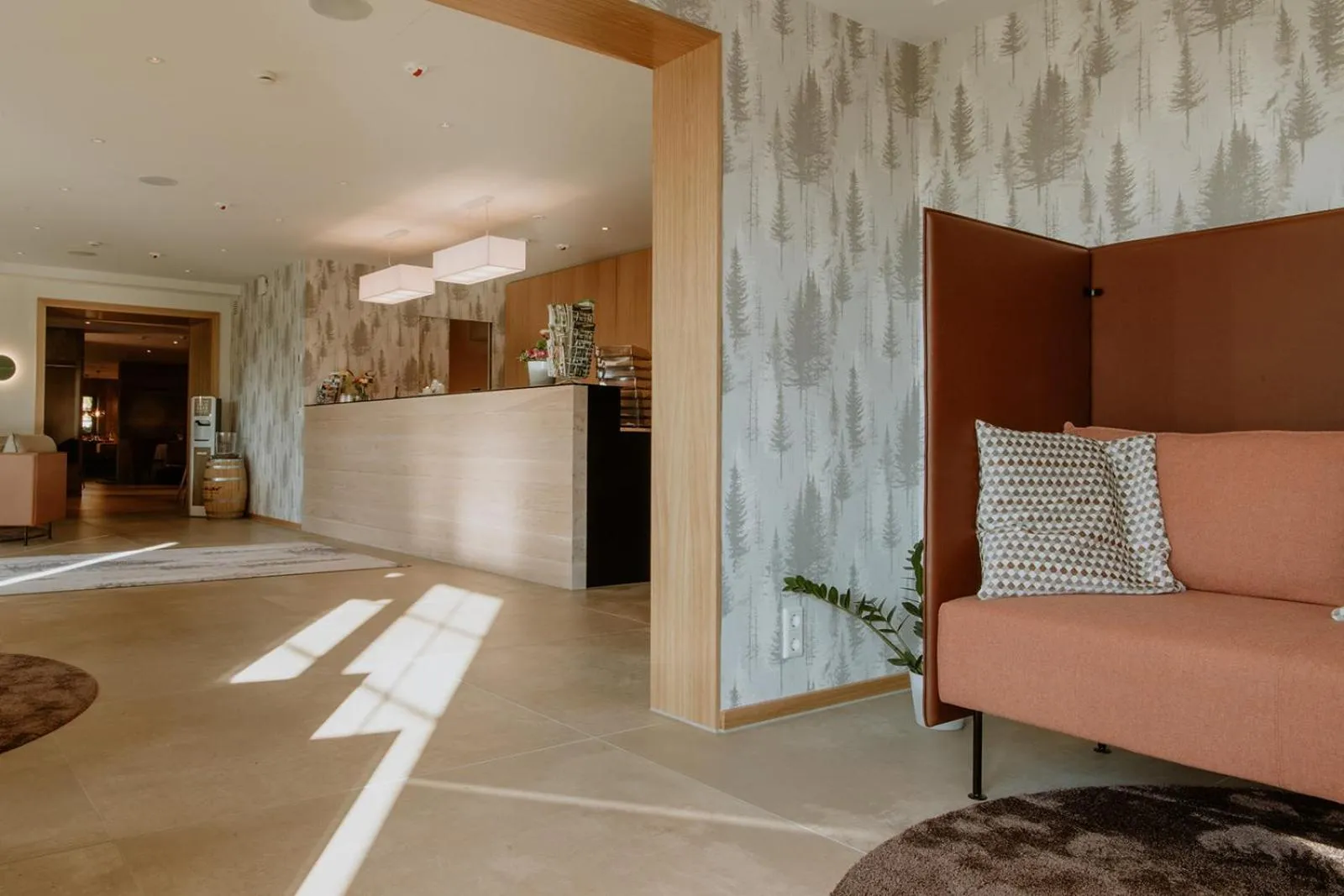 Lobby or reception in Waldhotel Kreuztanne