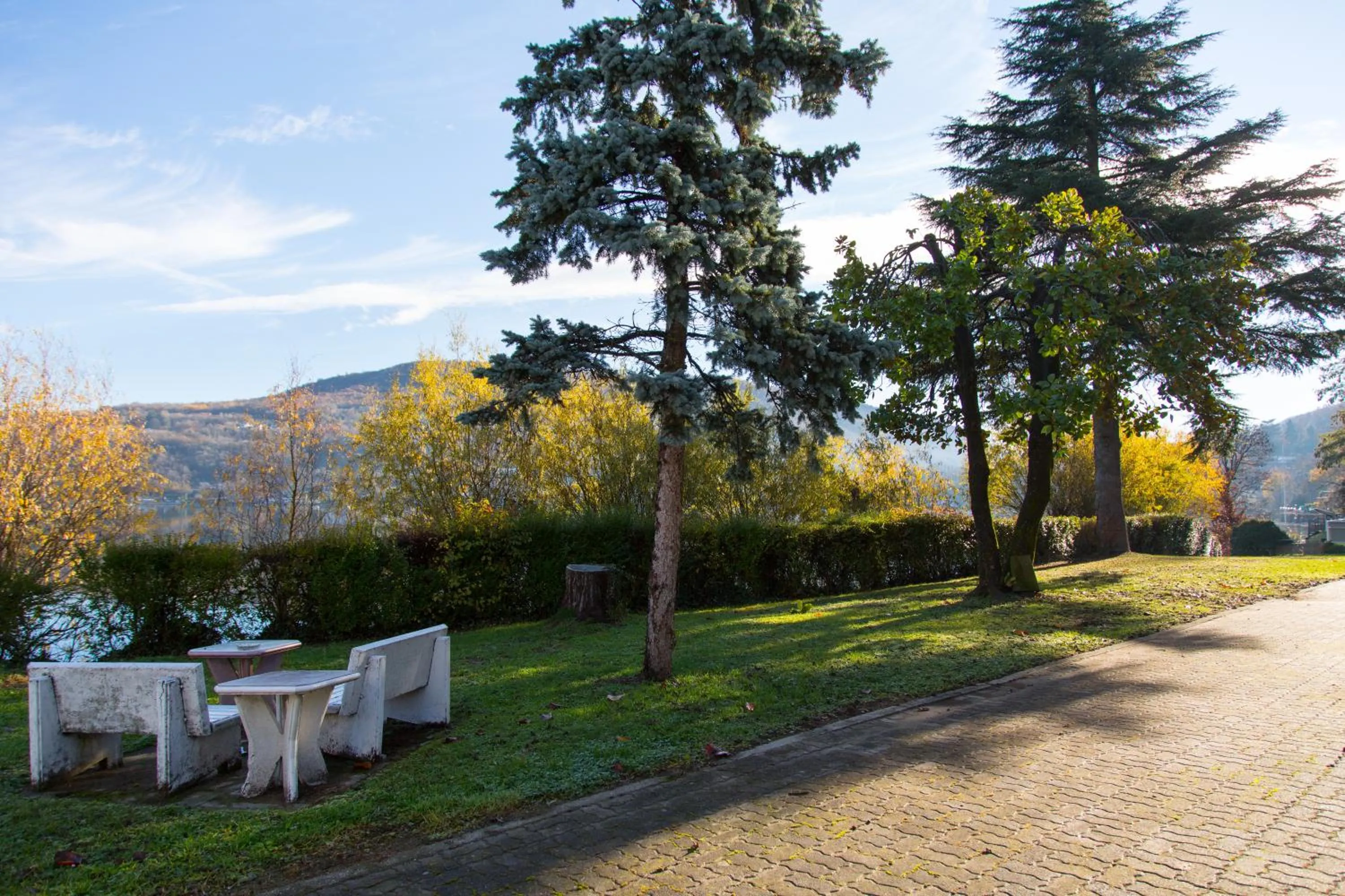 Garden in Hotel Chalet del Lago