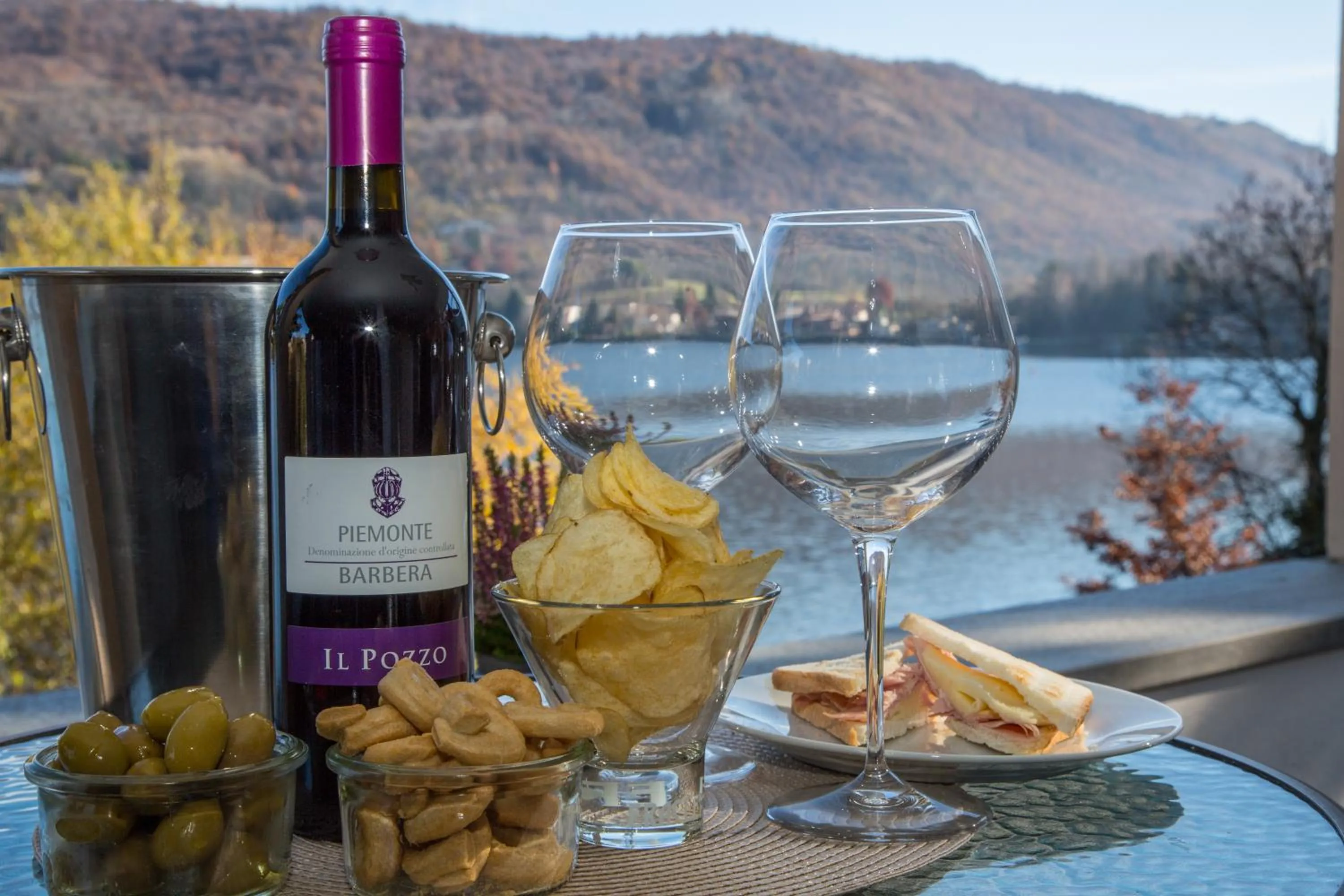 Food and drinks in Hotel Chalet del Lago