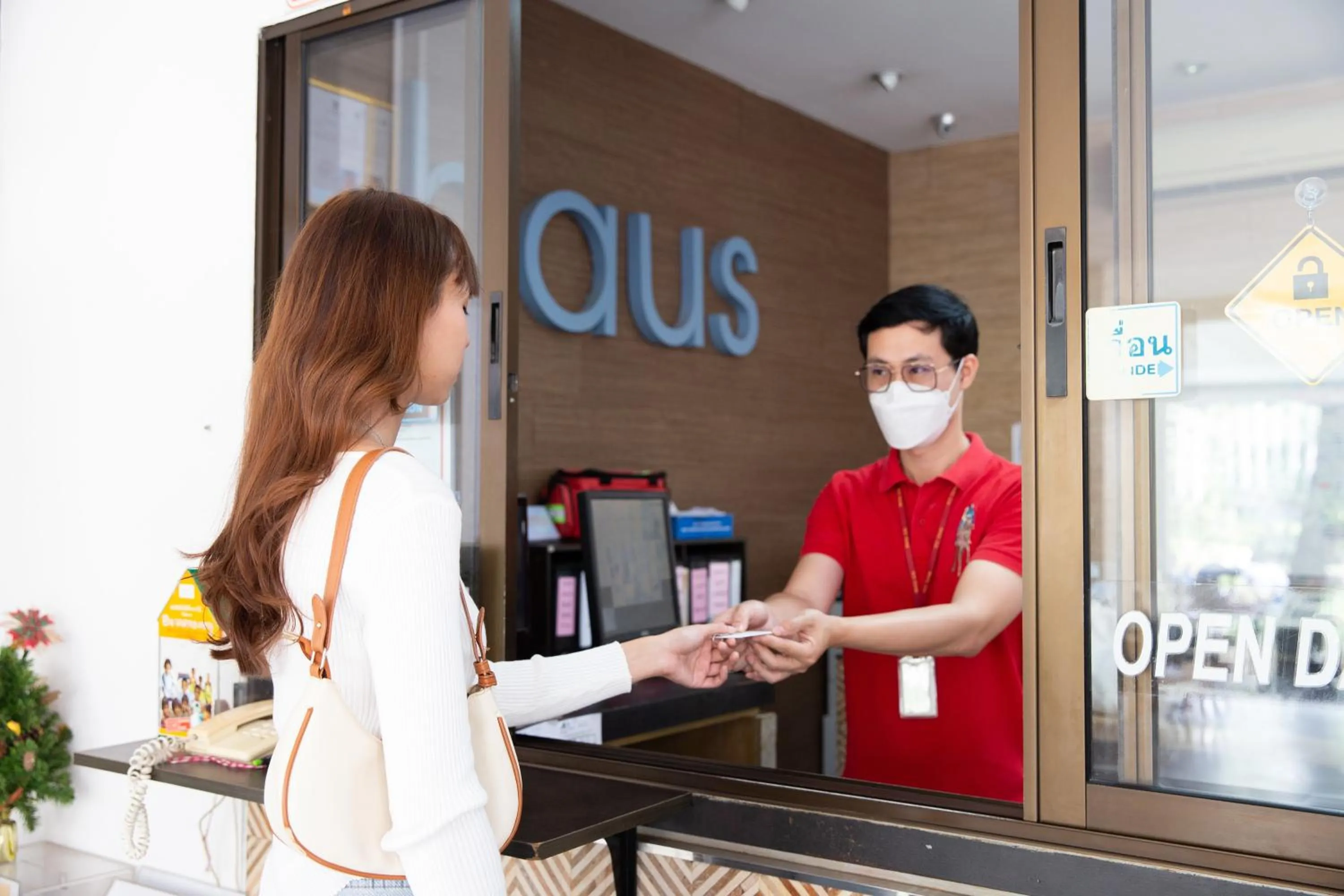 Lobby or reception in D-haus Ladprao Residence