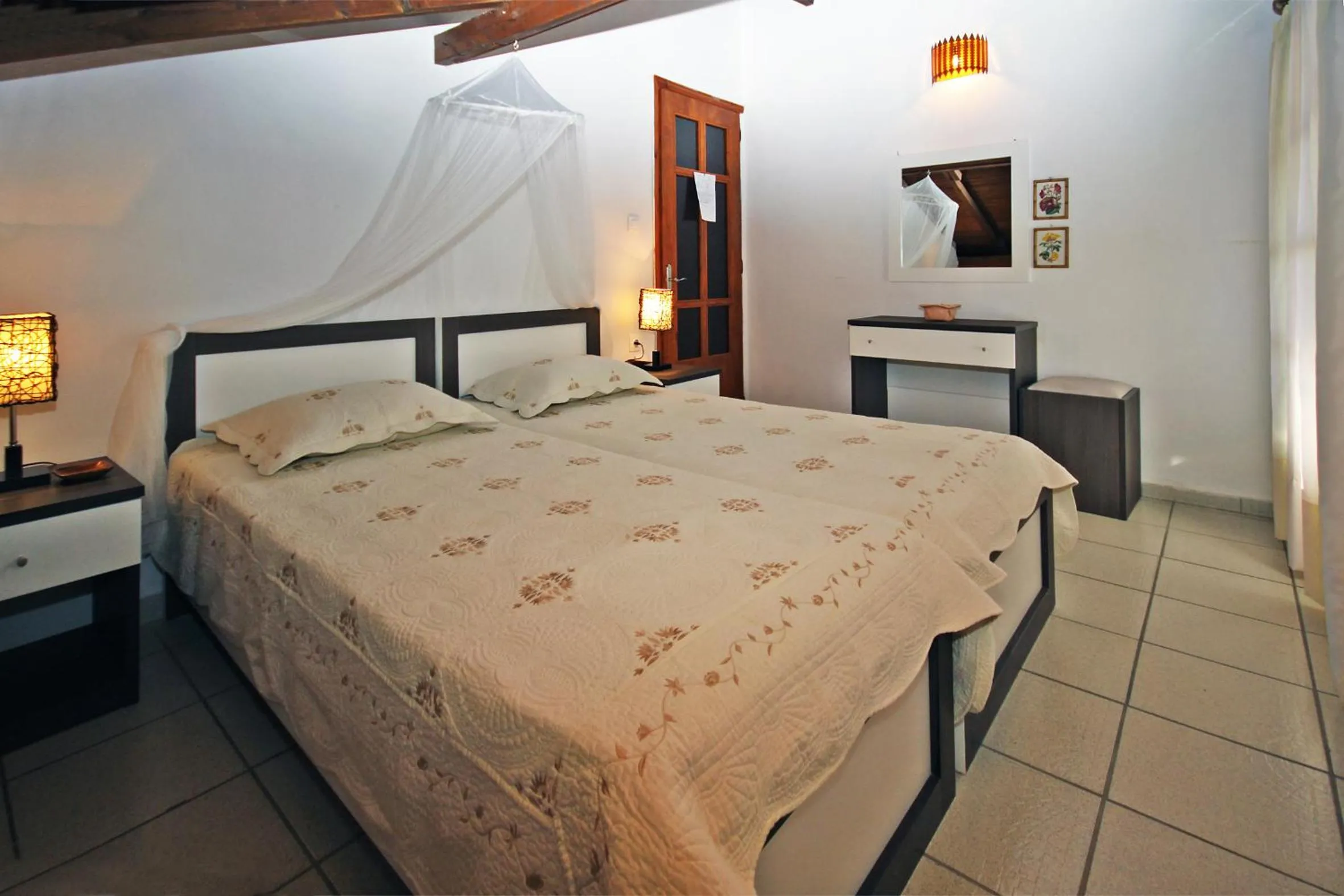 Bedroom, Bed in Villa Angela