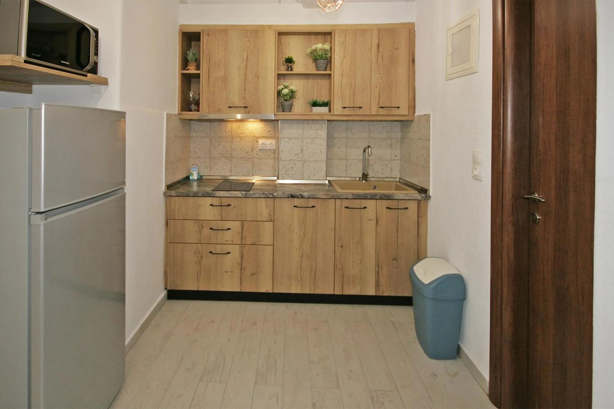 Kitchen or kitchenette in Villa Angela
