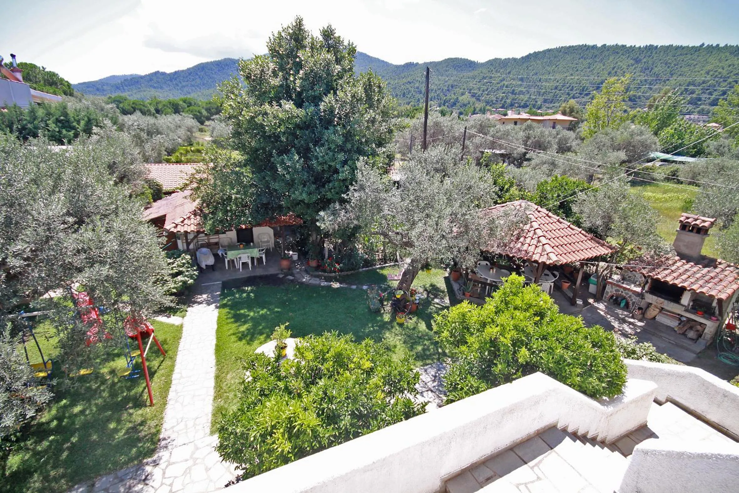 Bird's eye view in Villa Angela