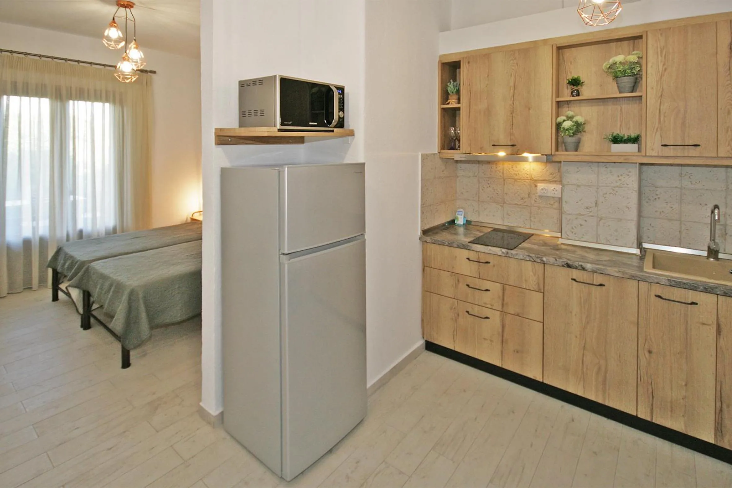 Kitchen or kitchenette in Villa Angela