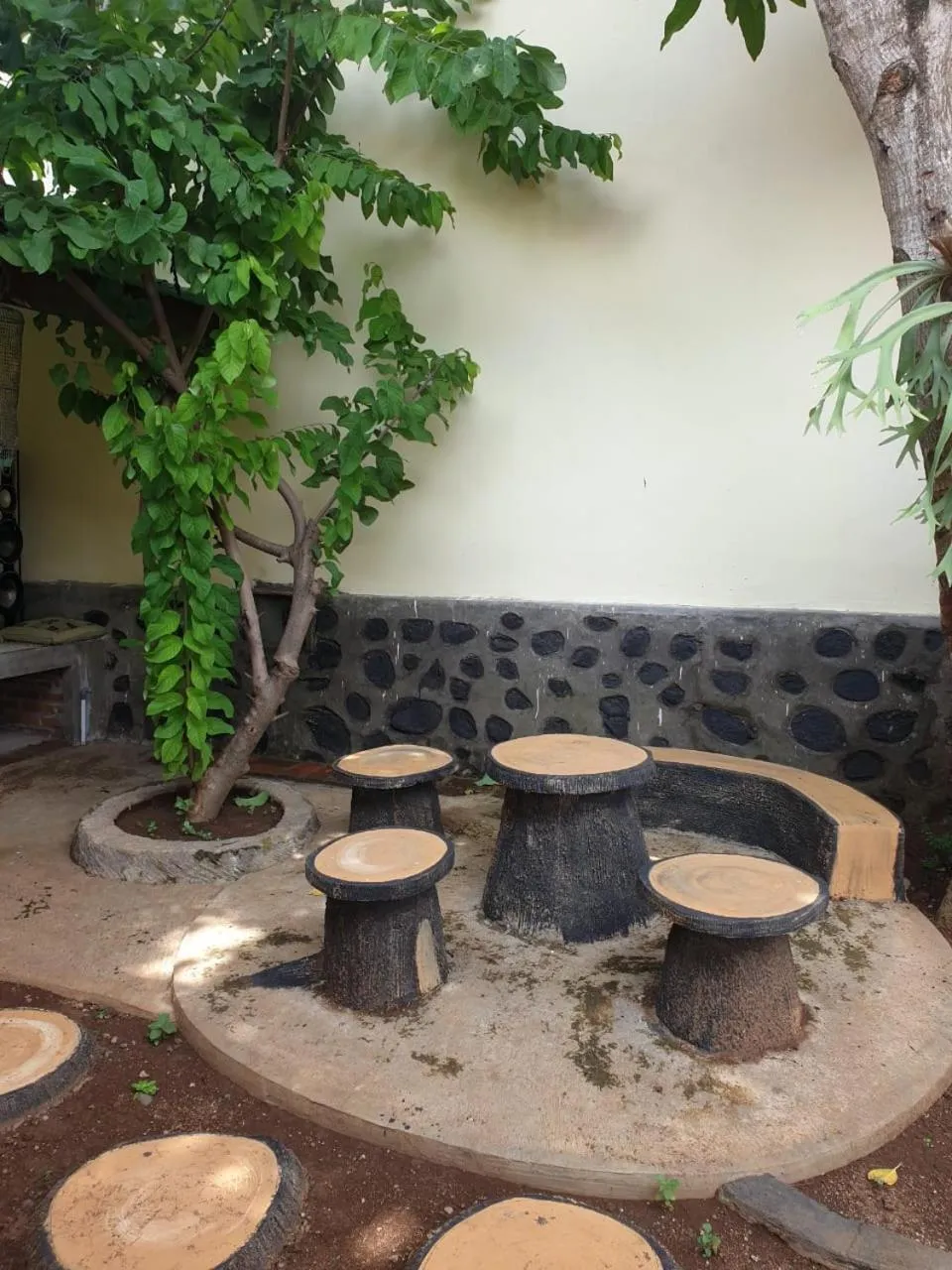 Seating area in Nita's Homestay Banyuwangi