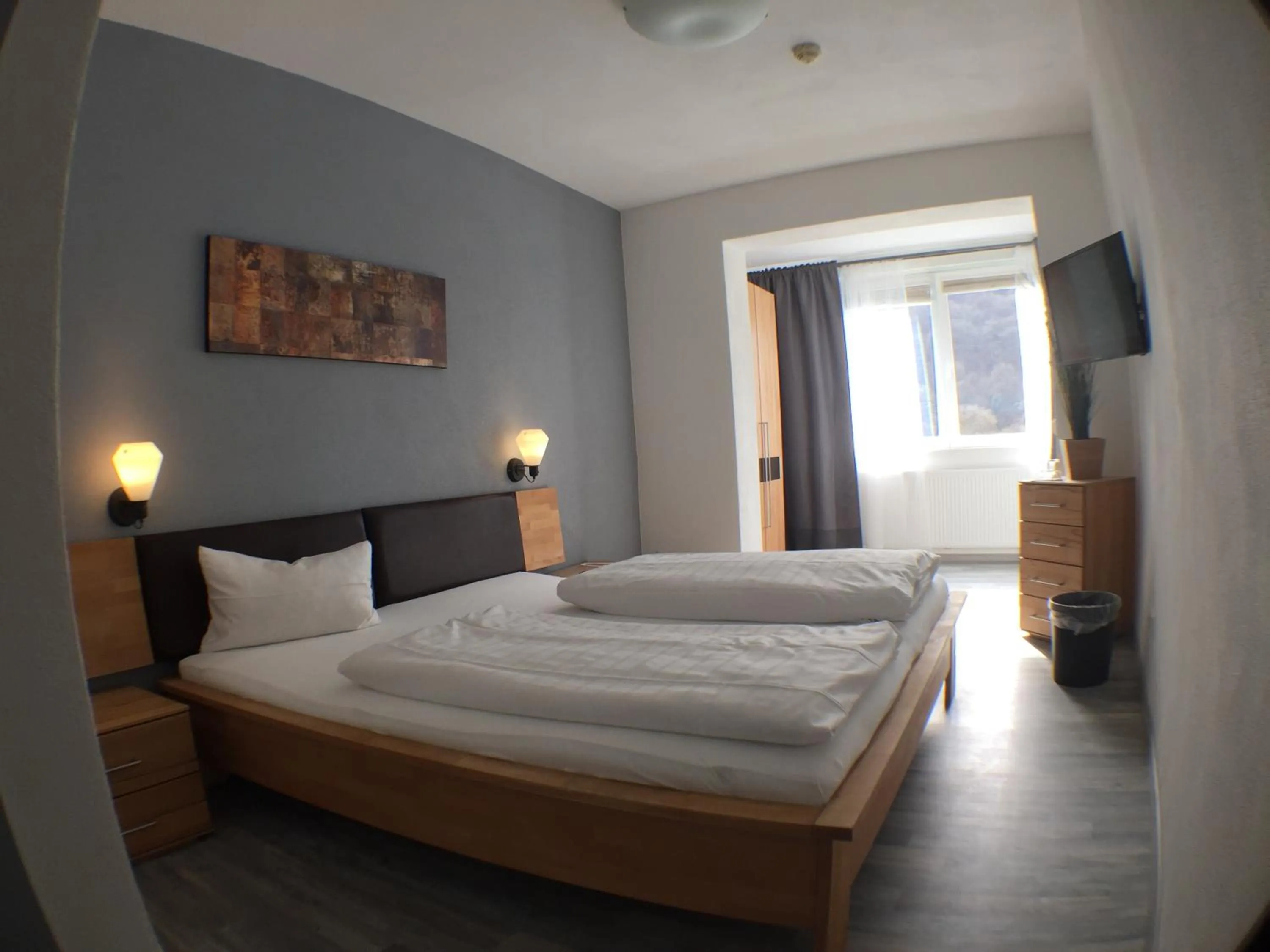 Decorative detail, Bed in Hotel-Fritz