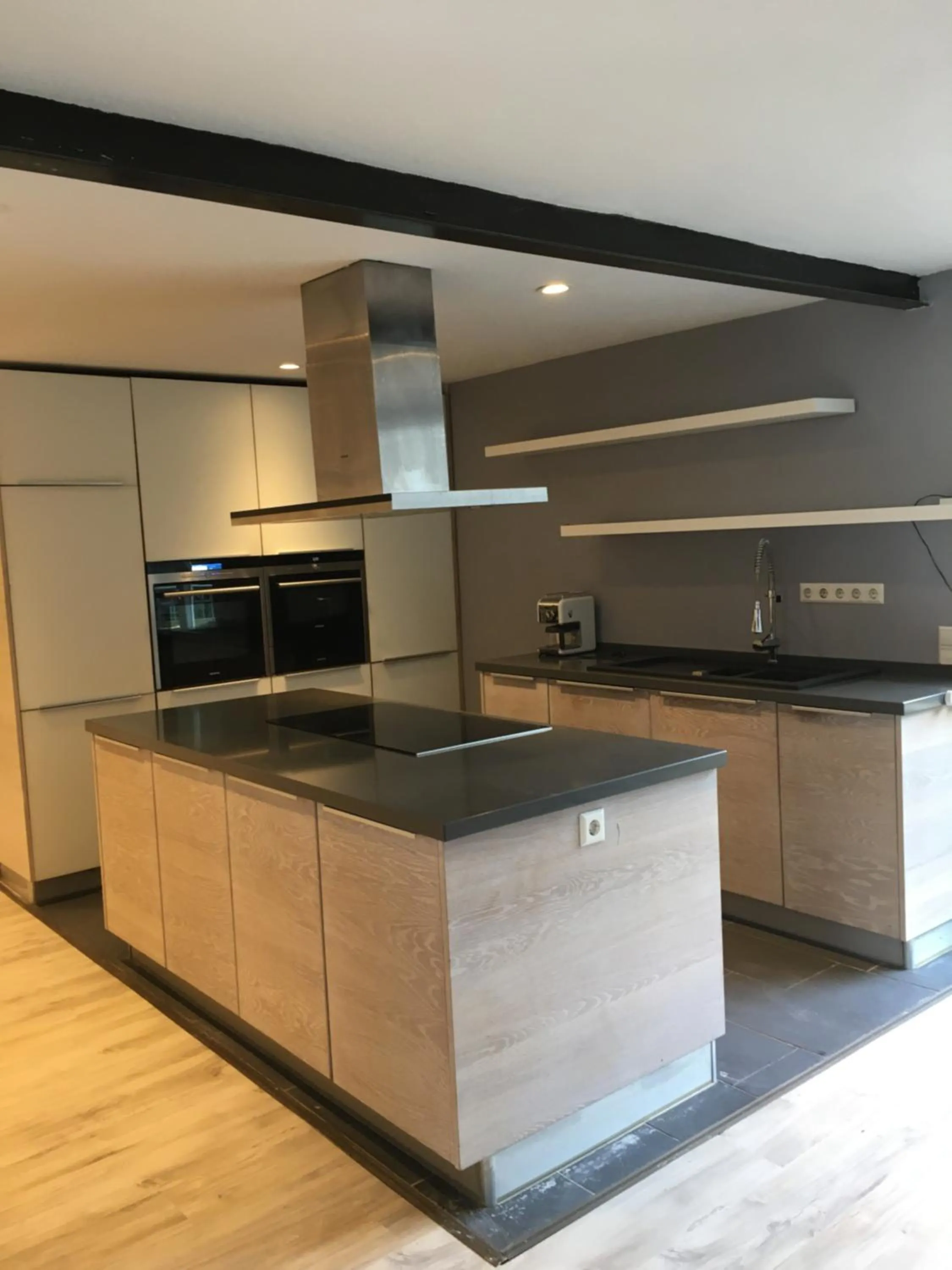 Kitchen or kitchenette in Hotel-Fritz