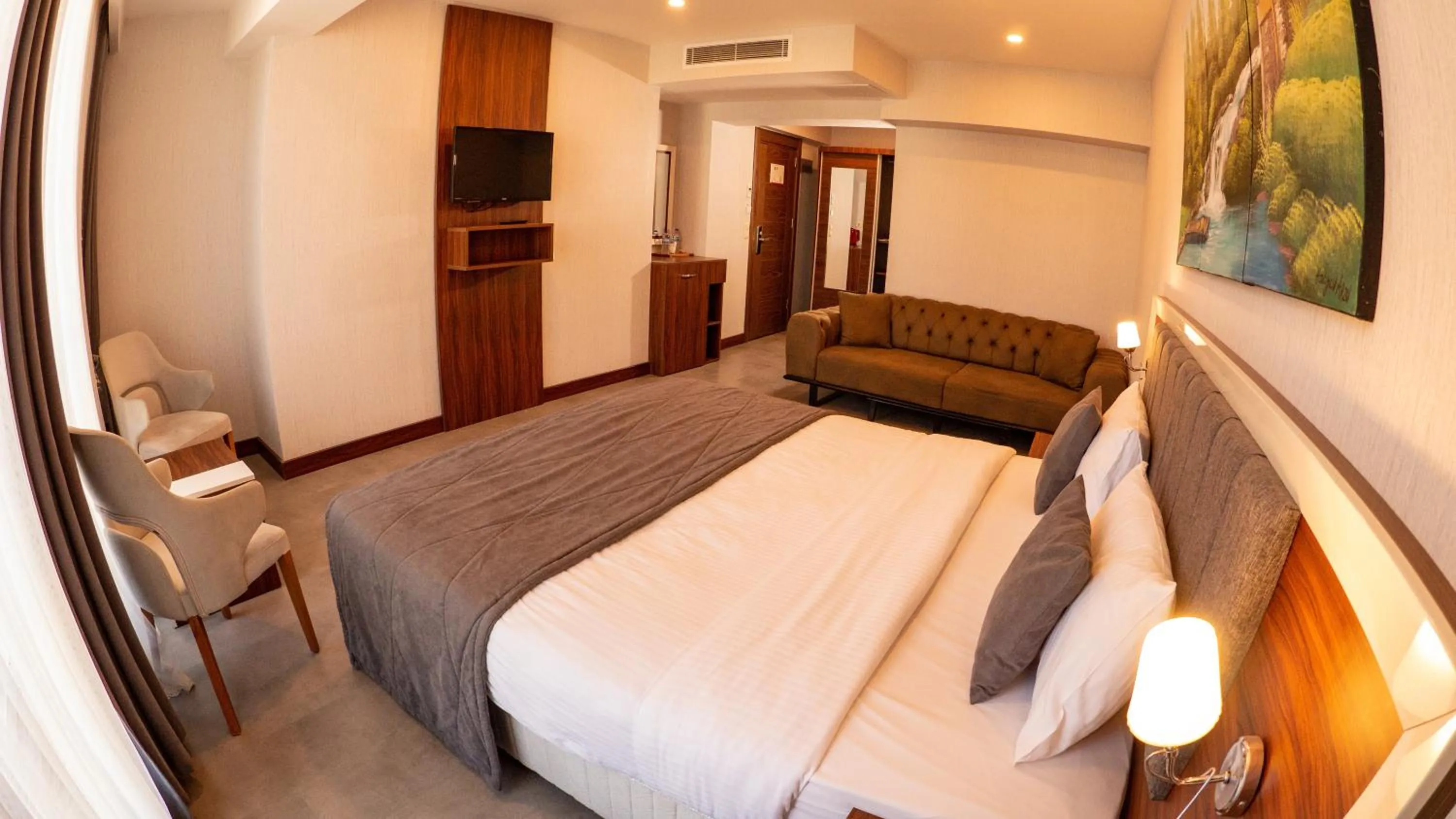 Bed in Deryaman Hotel Trabzon