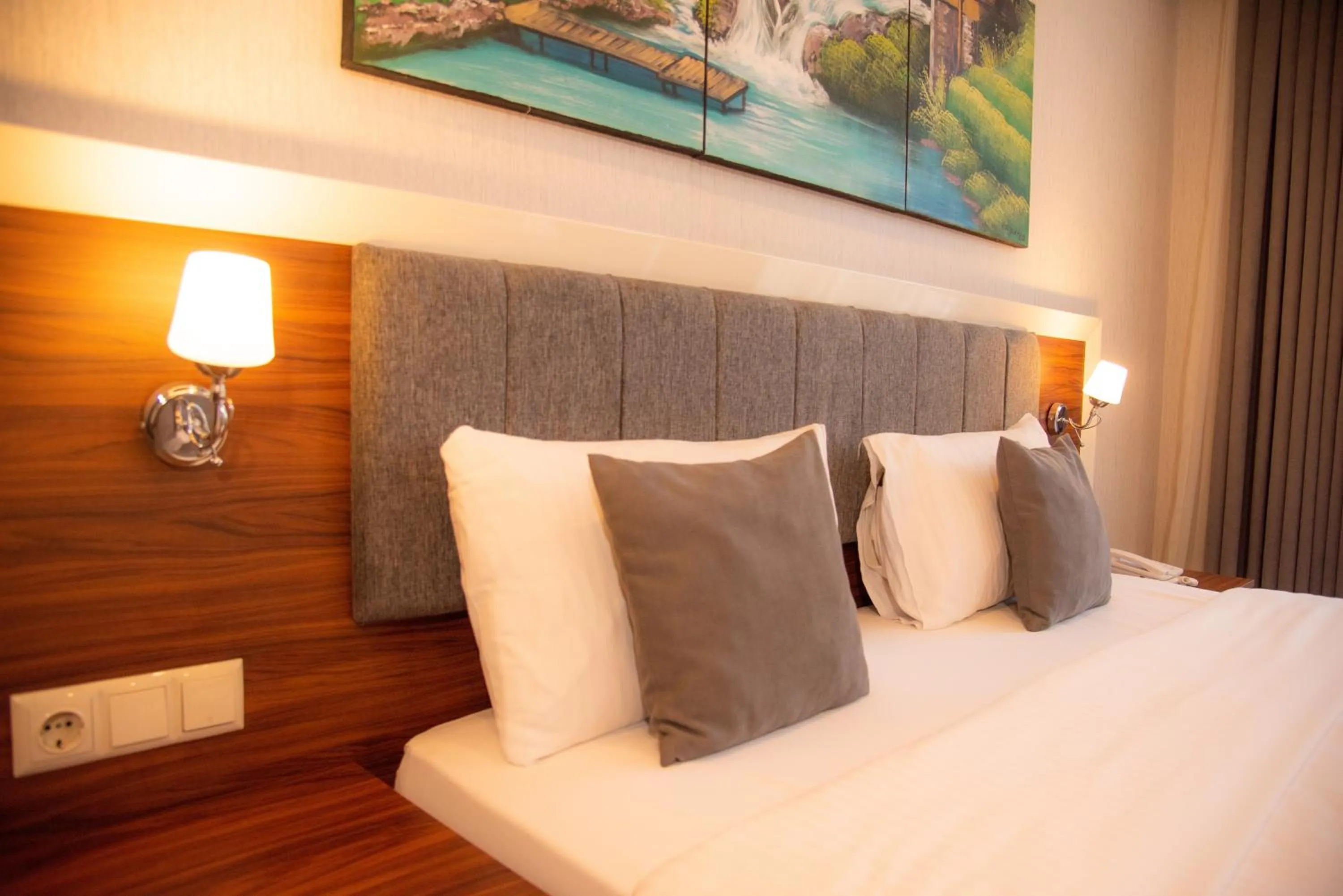 Bed in Deryaman Hotel Trabzon