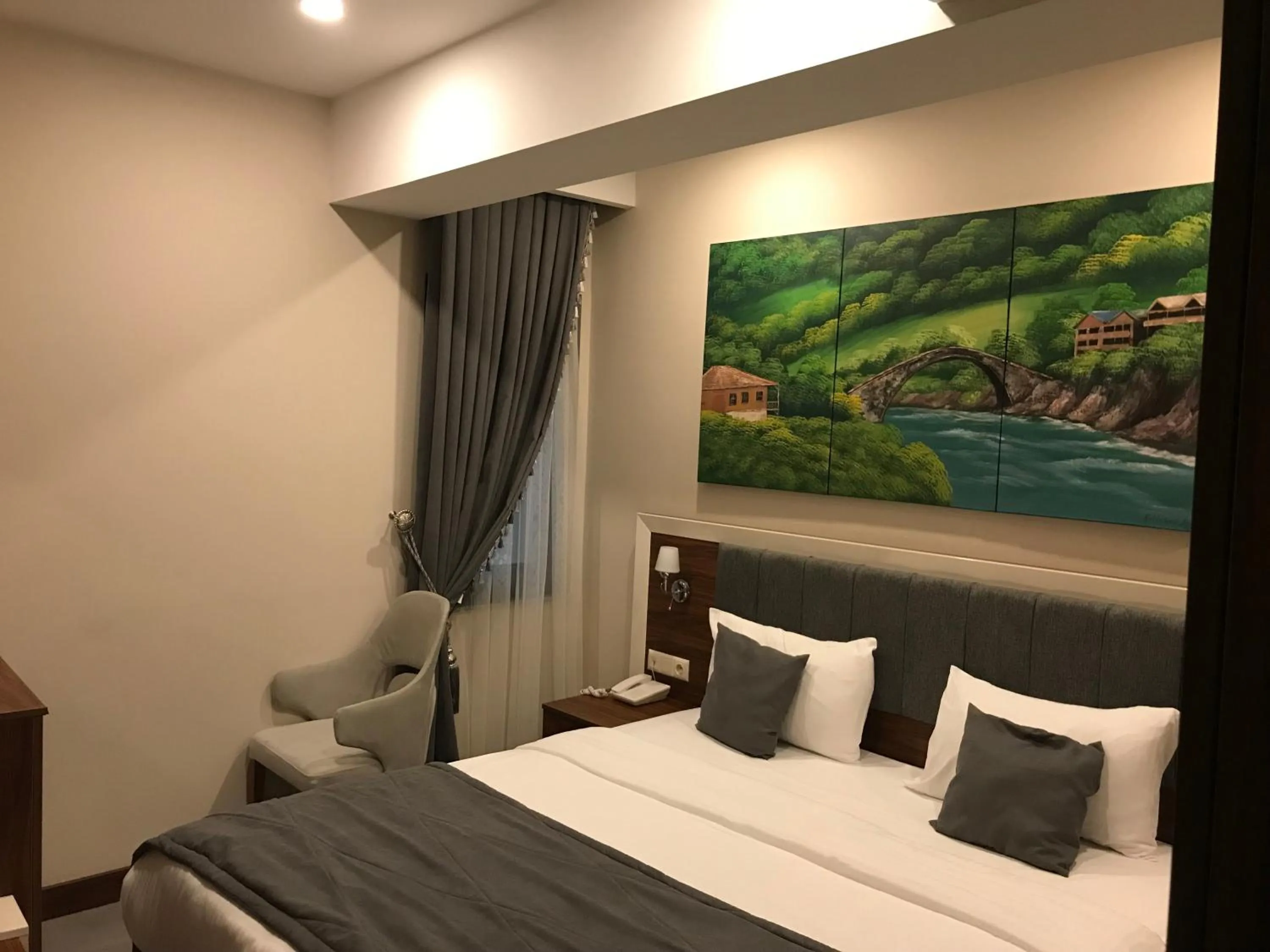 Bed in Deryaman Hotel Trabzon