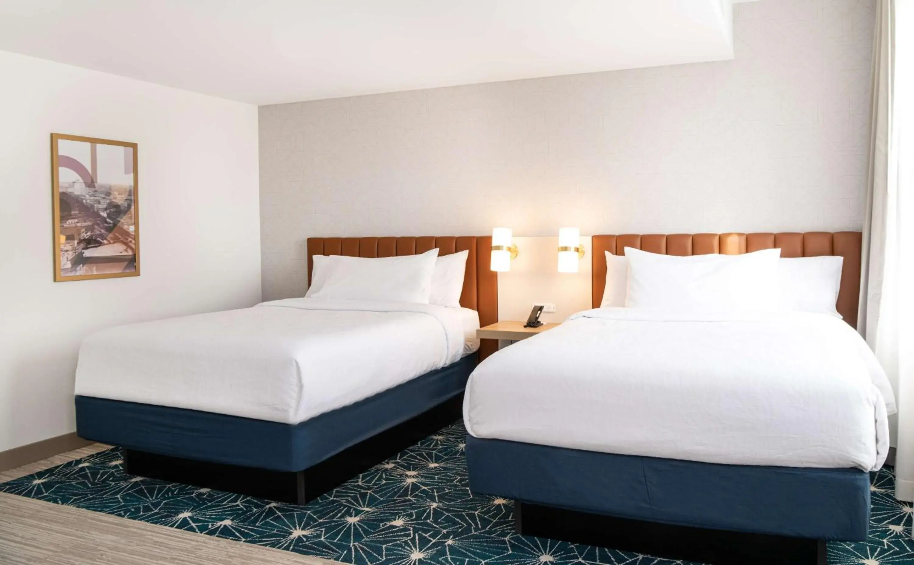 Queen Room with Two Queen Beds - Hearing Access in Hilton Garden Inn Flint Downtown Queen Room with Two Queen Beds - Hearing Access in Hilton Garden Inn Flint Downtown