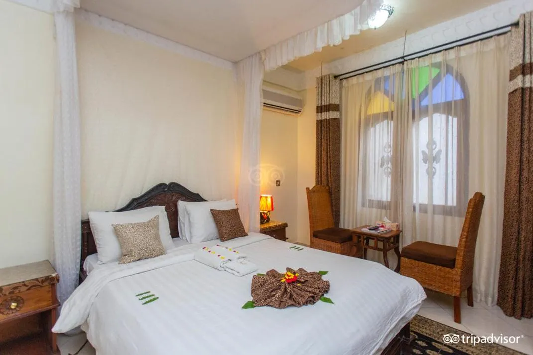 Bed in Al-Minar Hotel