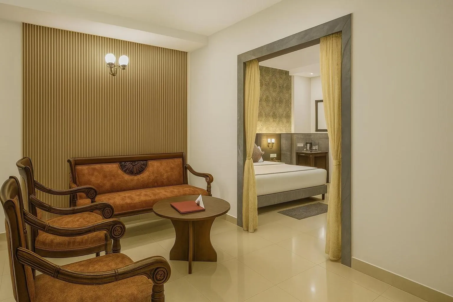 Bed in Hotel Zion Inn, Cantonment, Varanasi
