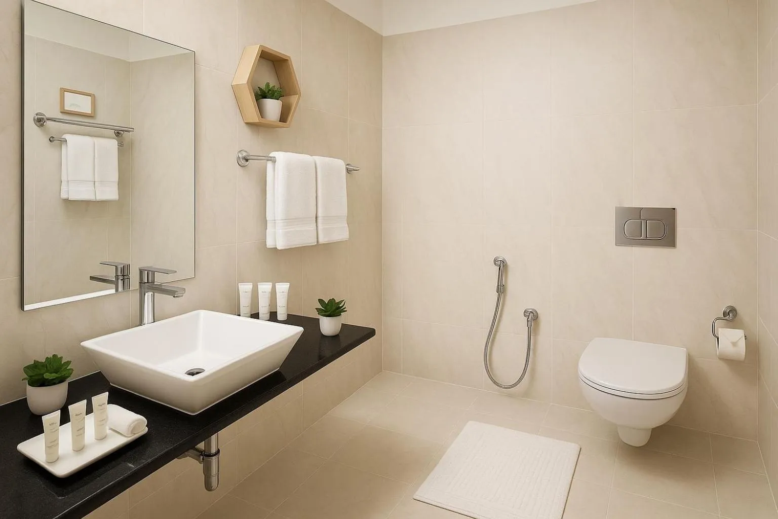 Toilet in Hotel Zion Inn, Cantonment, Varanasi