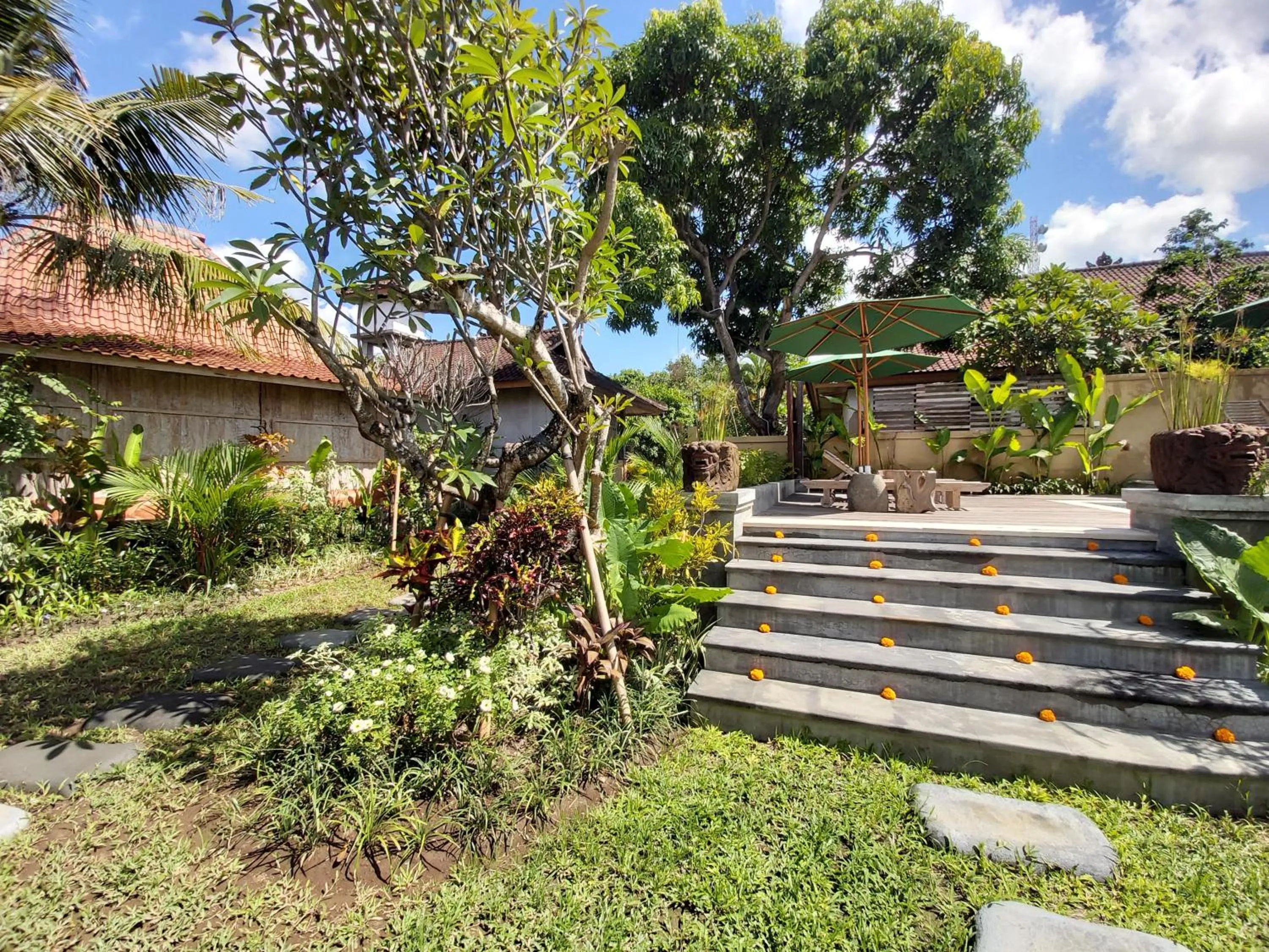 Garden in Kirani Joglo Villa Bali by Mahaputra