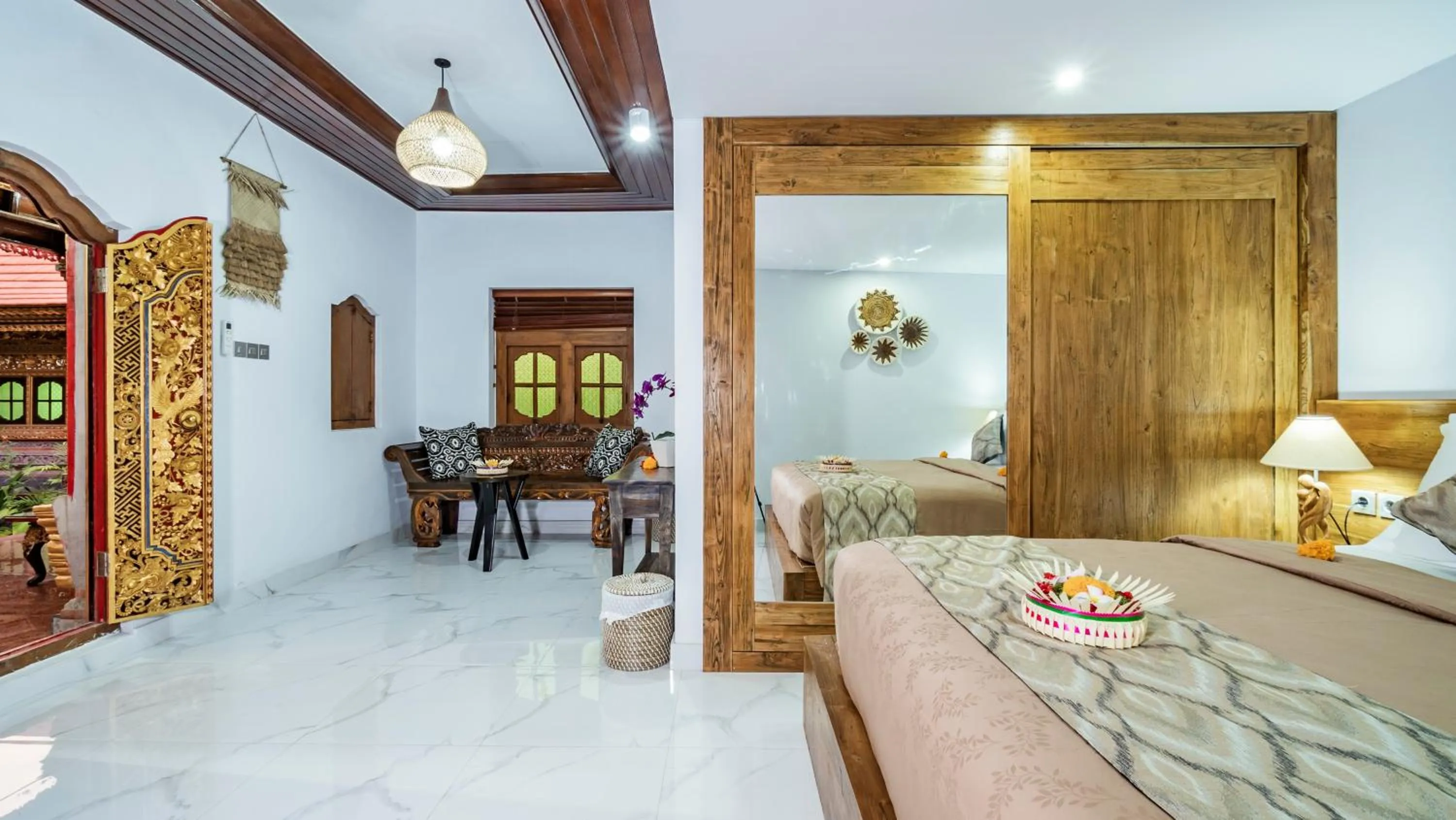 Bedroom, Bed in Kirani Joglo Villa Bali by Mahaputra