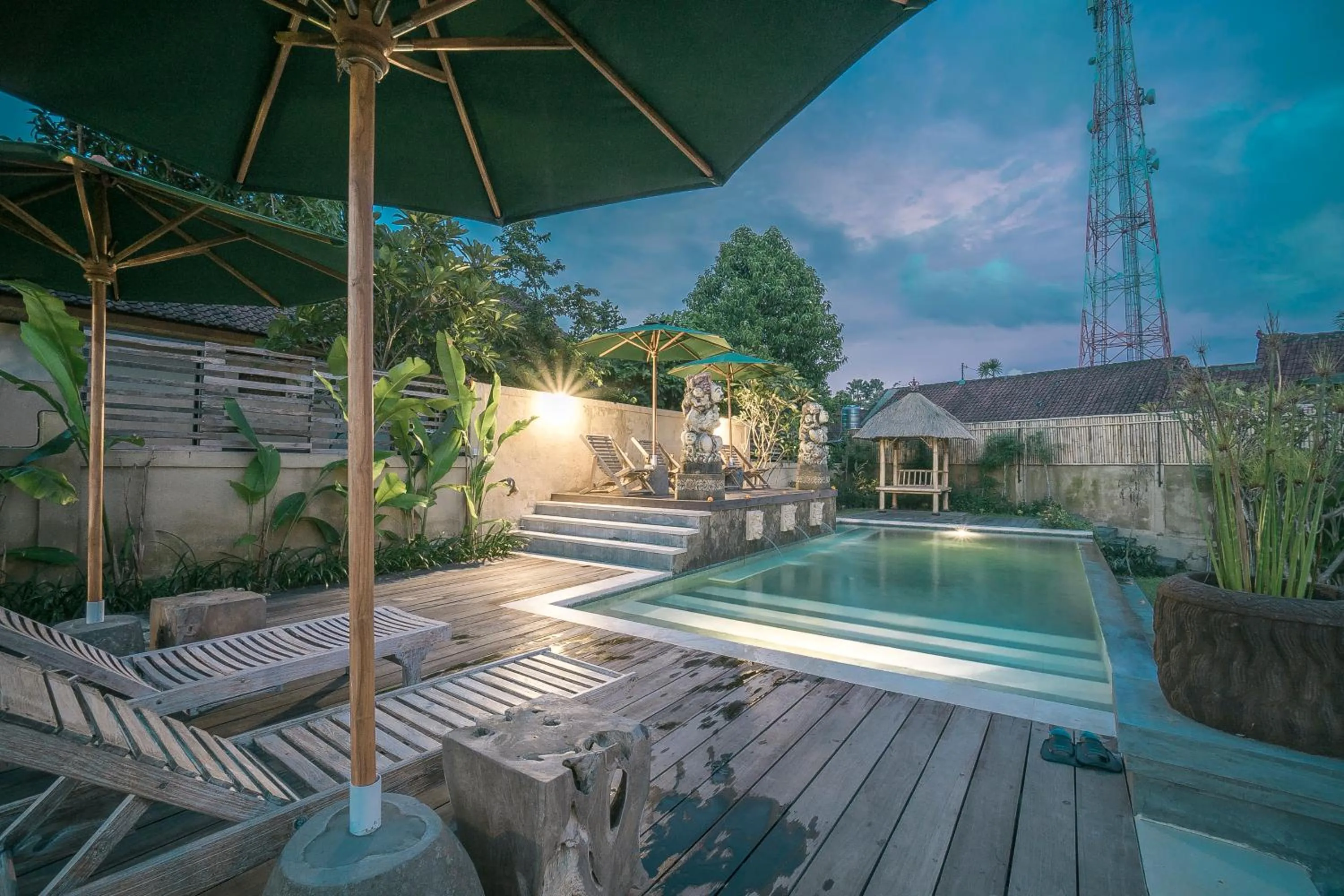 Swimming pool in Kirani Joglo Villa Bali by Mahaputra
