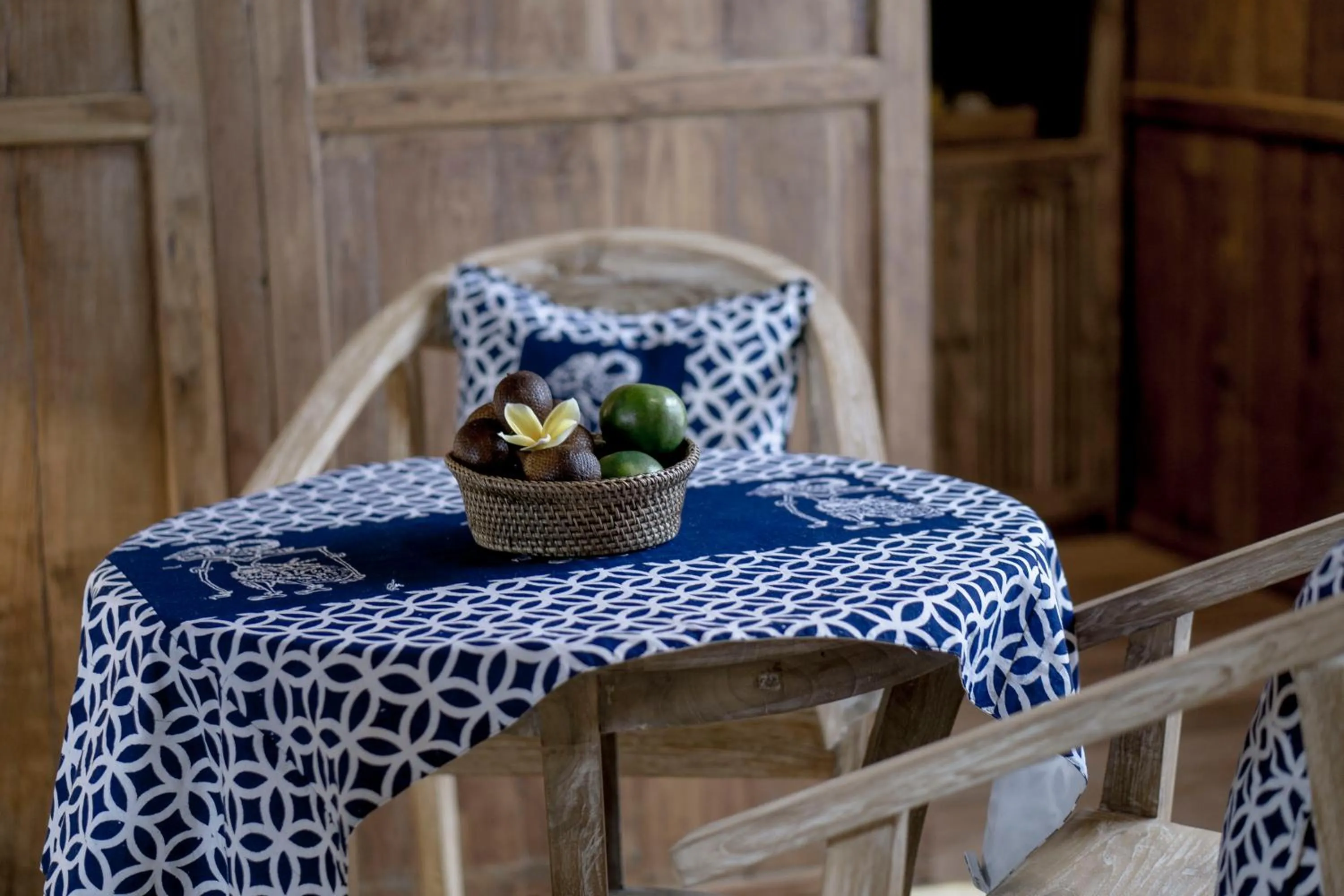 Seating area in Kirani Joglo Villa Bali by Mahaputra